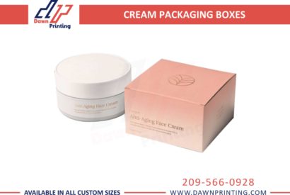Cream Packaging Box USA - Dawn Printing