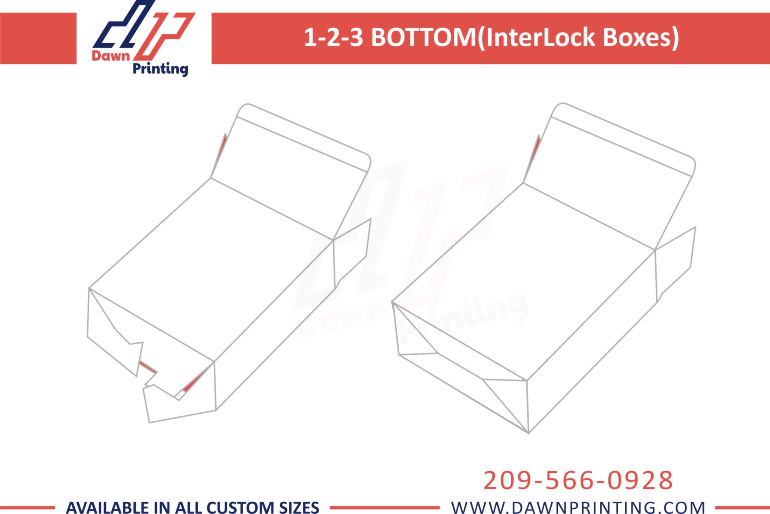 Custom 1-2-3 Bottom Box - Dawn Printing