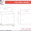 Five Panel Hanger Boxes Template - Dawn Printing