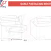 Mock Up Gable Packaging Boxes - Dawn Printing