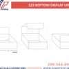 1 2 3 Bottom Display Lid Template - Dawn Printing