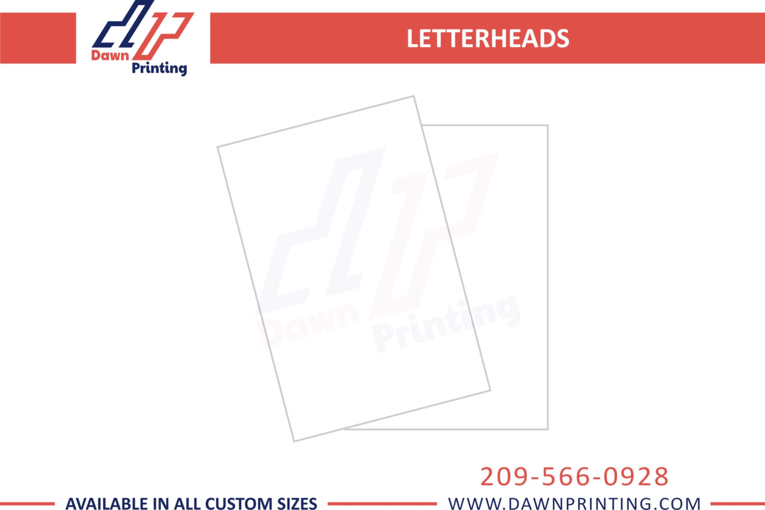 Letterhead Templates - Dawn Printing