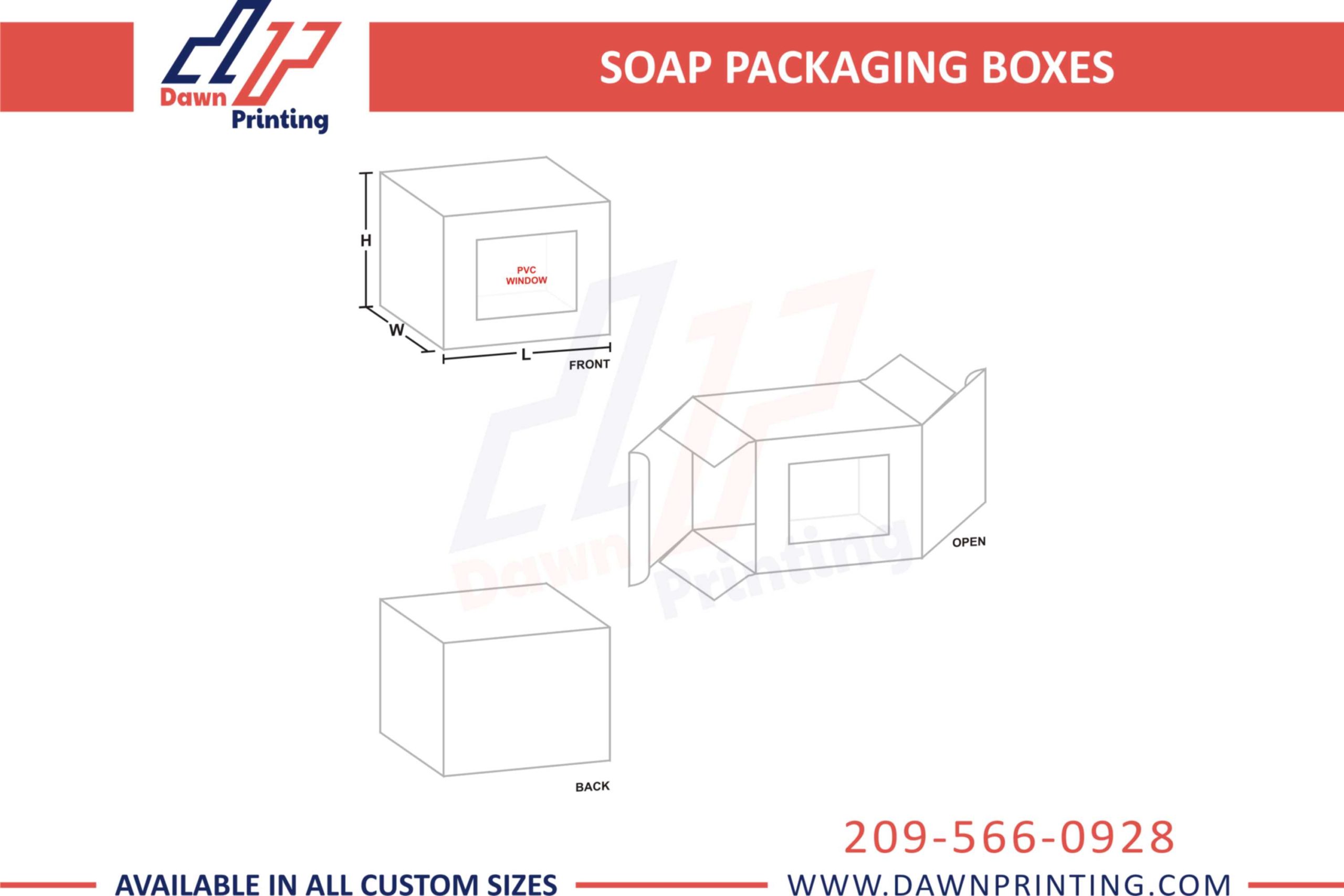 Mock Up Soap Boxes - Dawn Printing