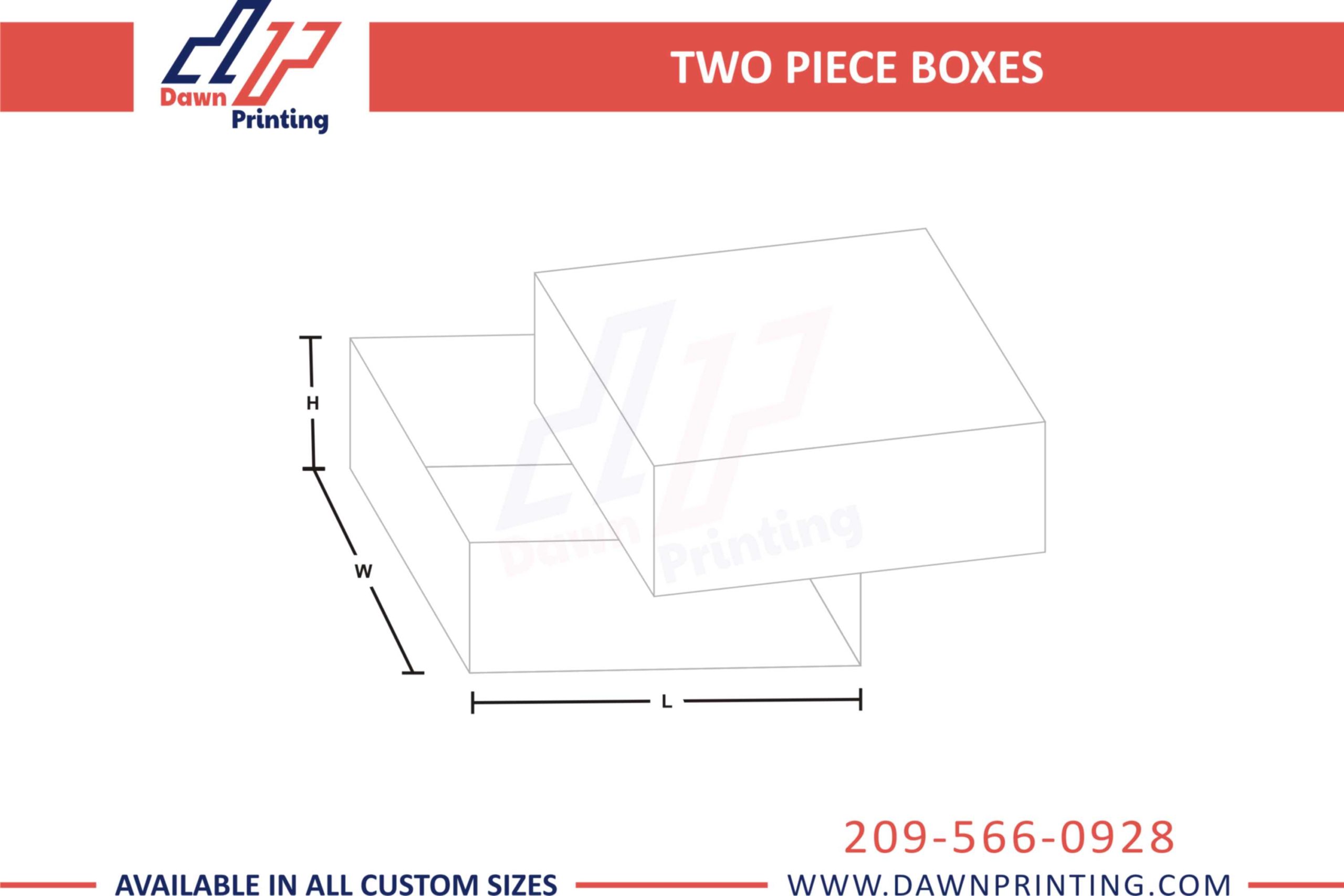 Two Piece Templates - Dawn Printing