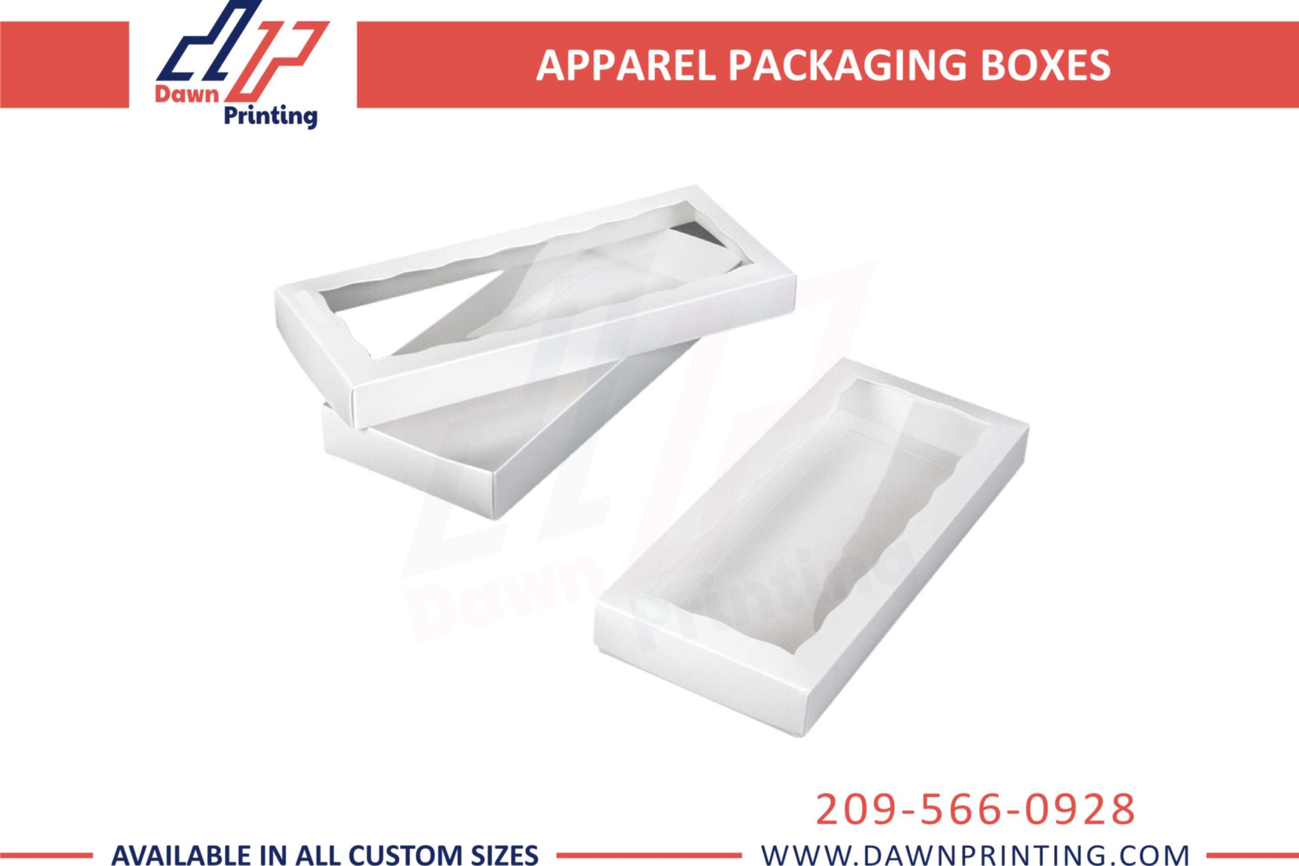 Dawn Printing - Apparel Boxes With Die Cut Window