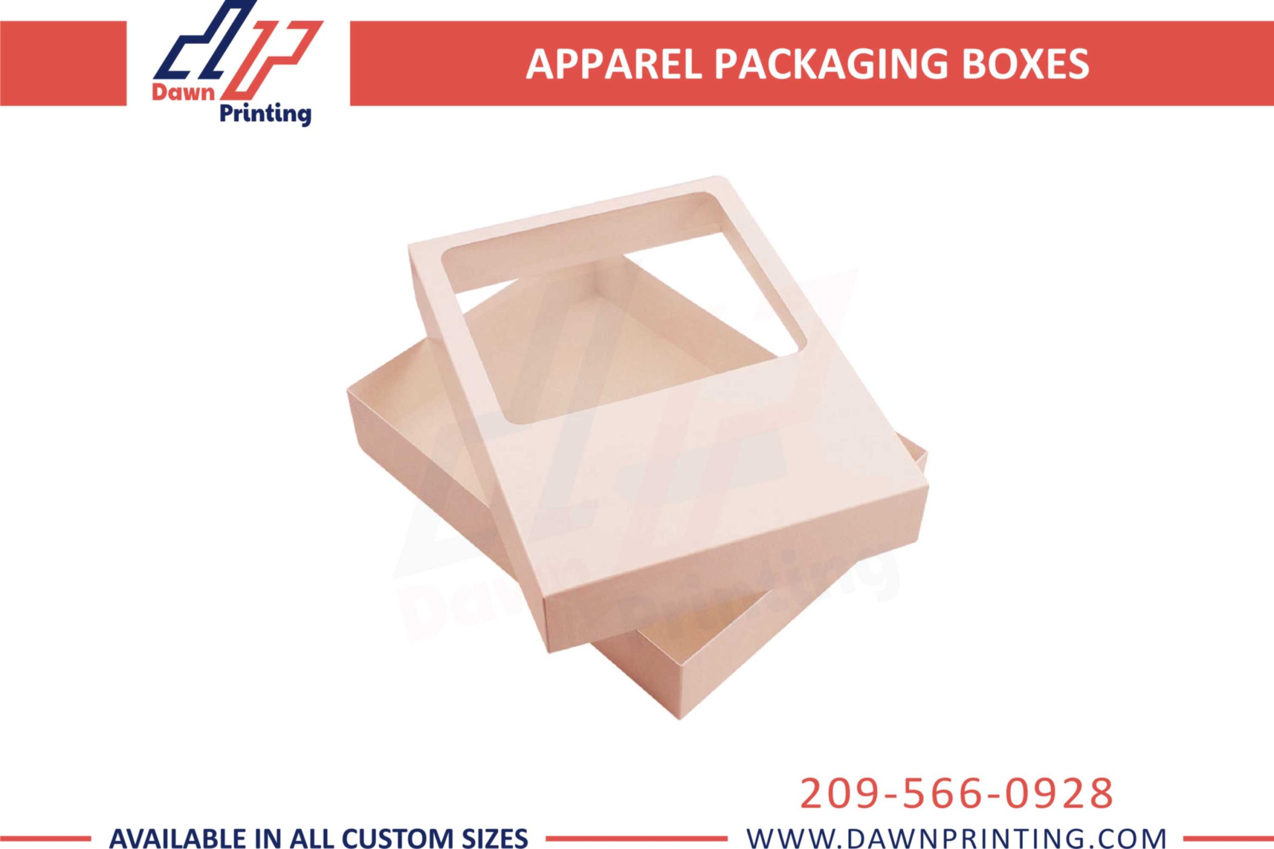 Apparel Packaging Boxes - Dawn Printing