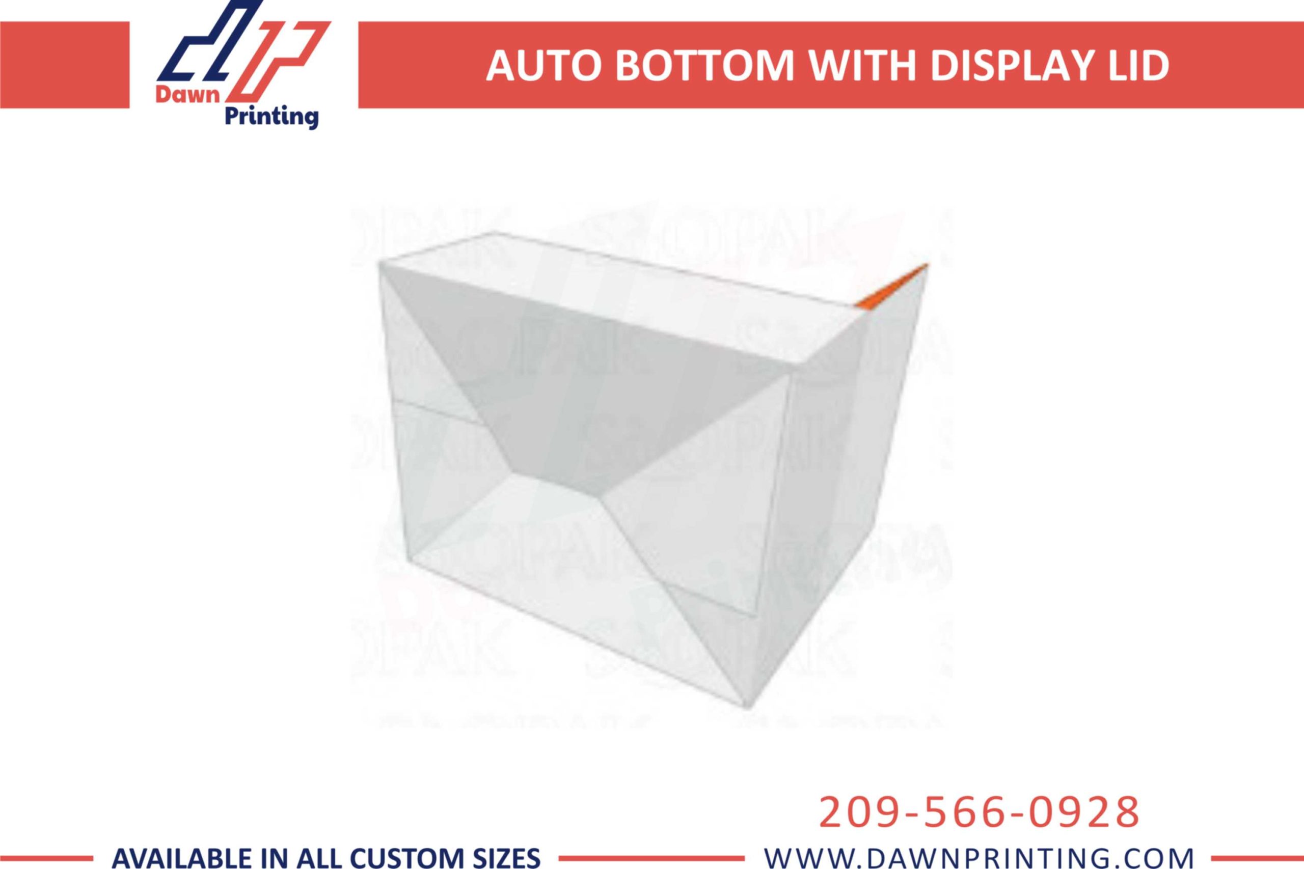 Auto Bottom with Display Lid Box - Dawn Printing