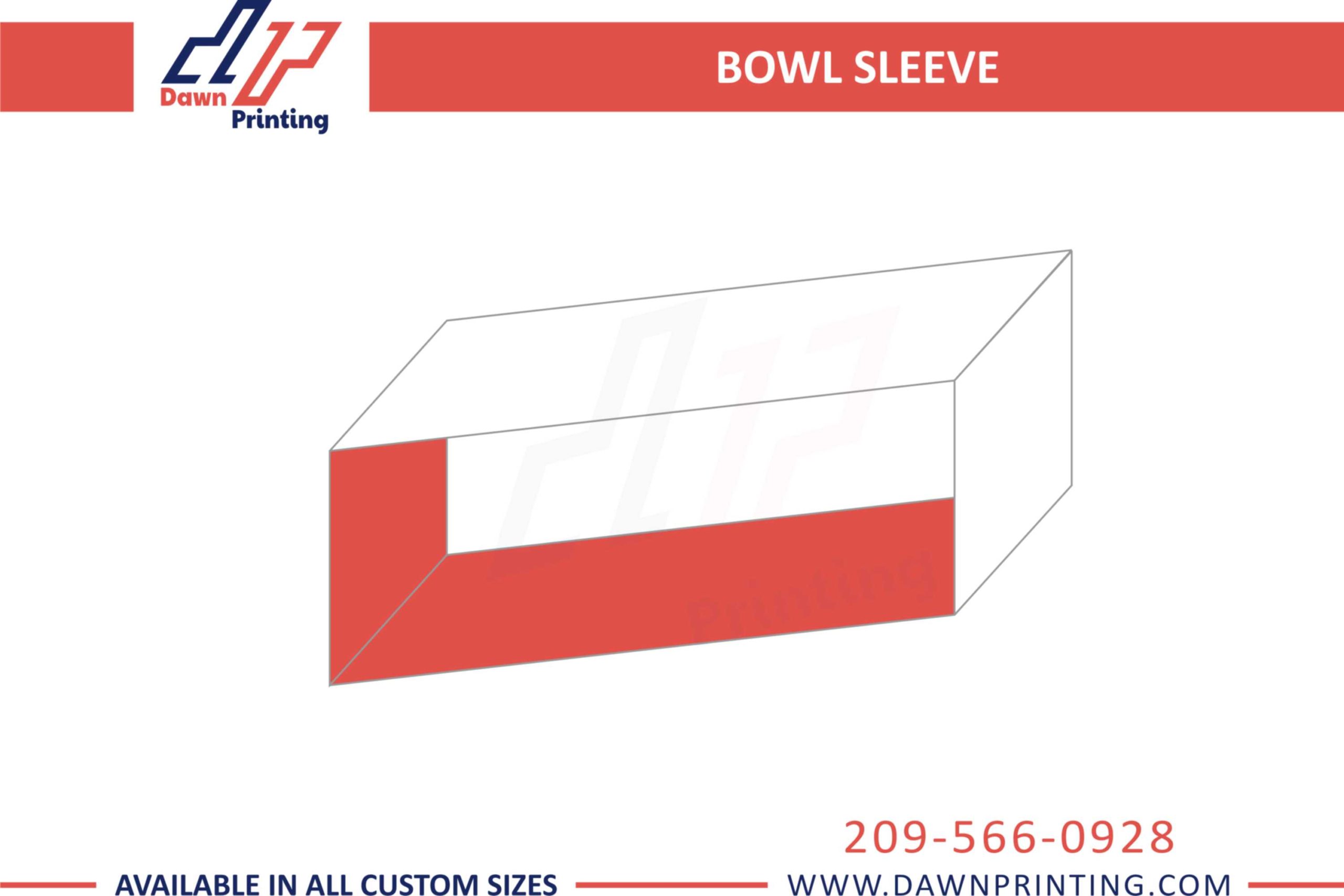 Printed Bowl Sleeves - Dawn Printing`
