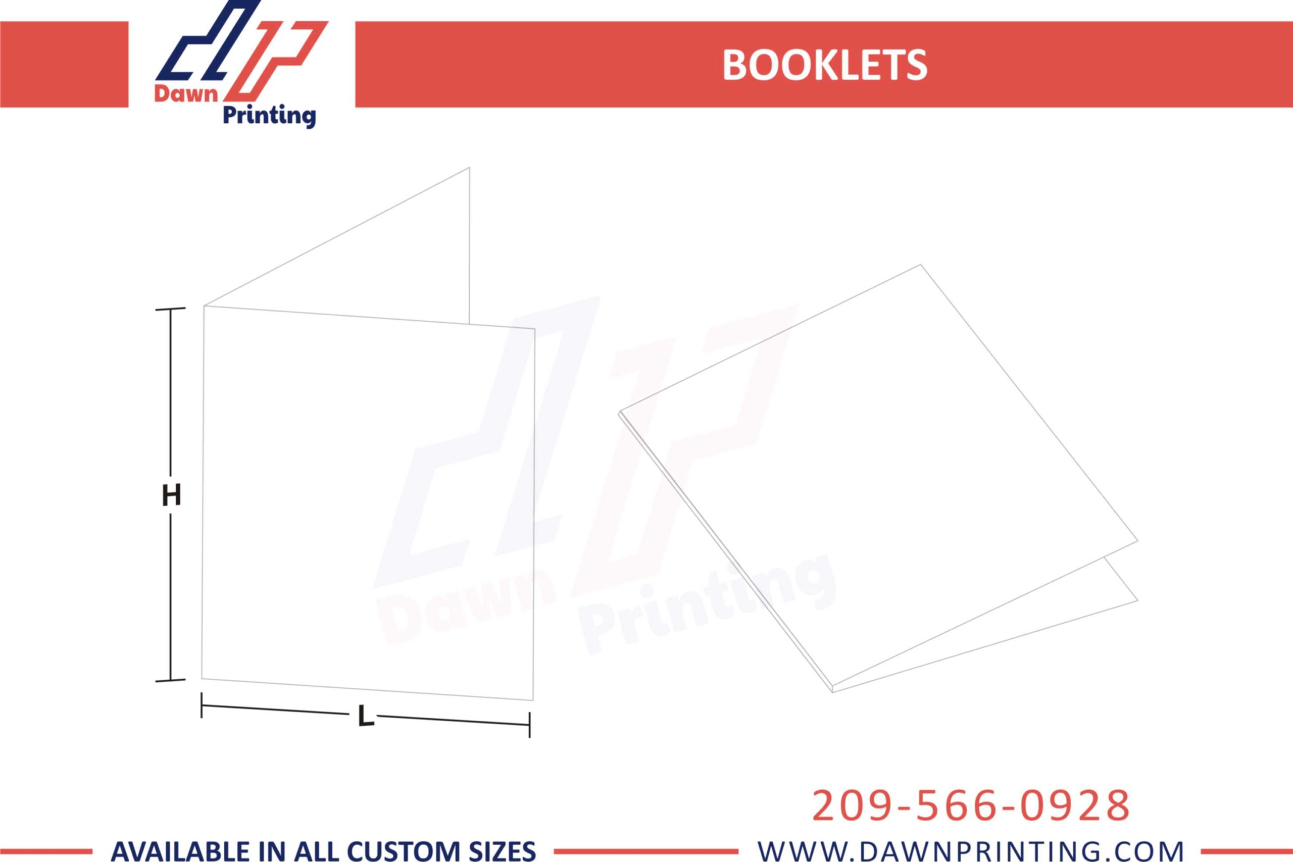 3D Booklets Templates - Dawn Printing