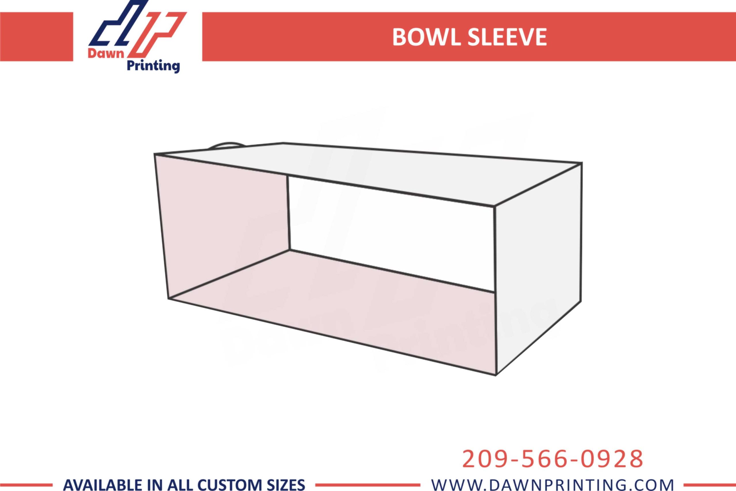 Bowl Sleeves Packaging - Dawn Printing