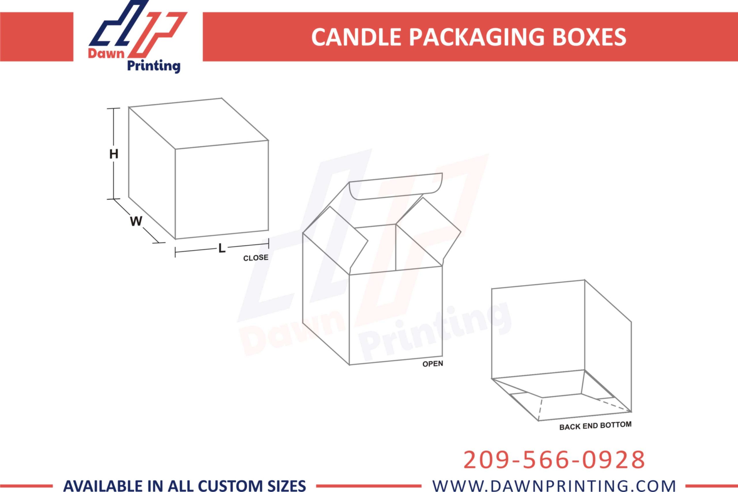 3D Candle Boxes - Dawn Printing