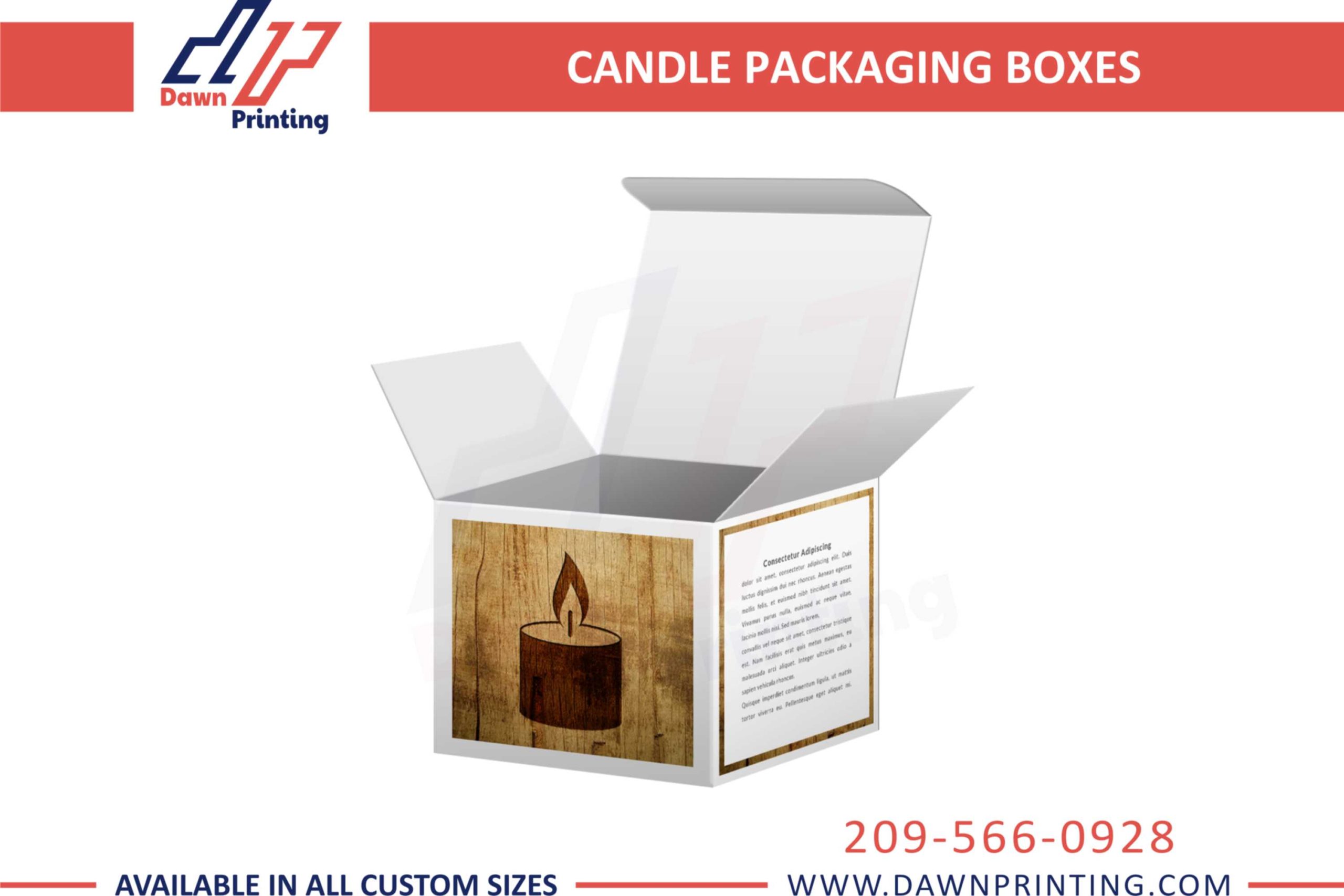 Candle Luxry Packaging Boxes - Dawn Printing