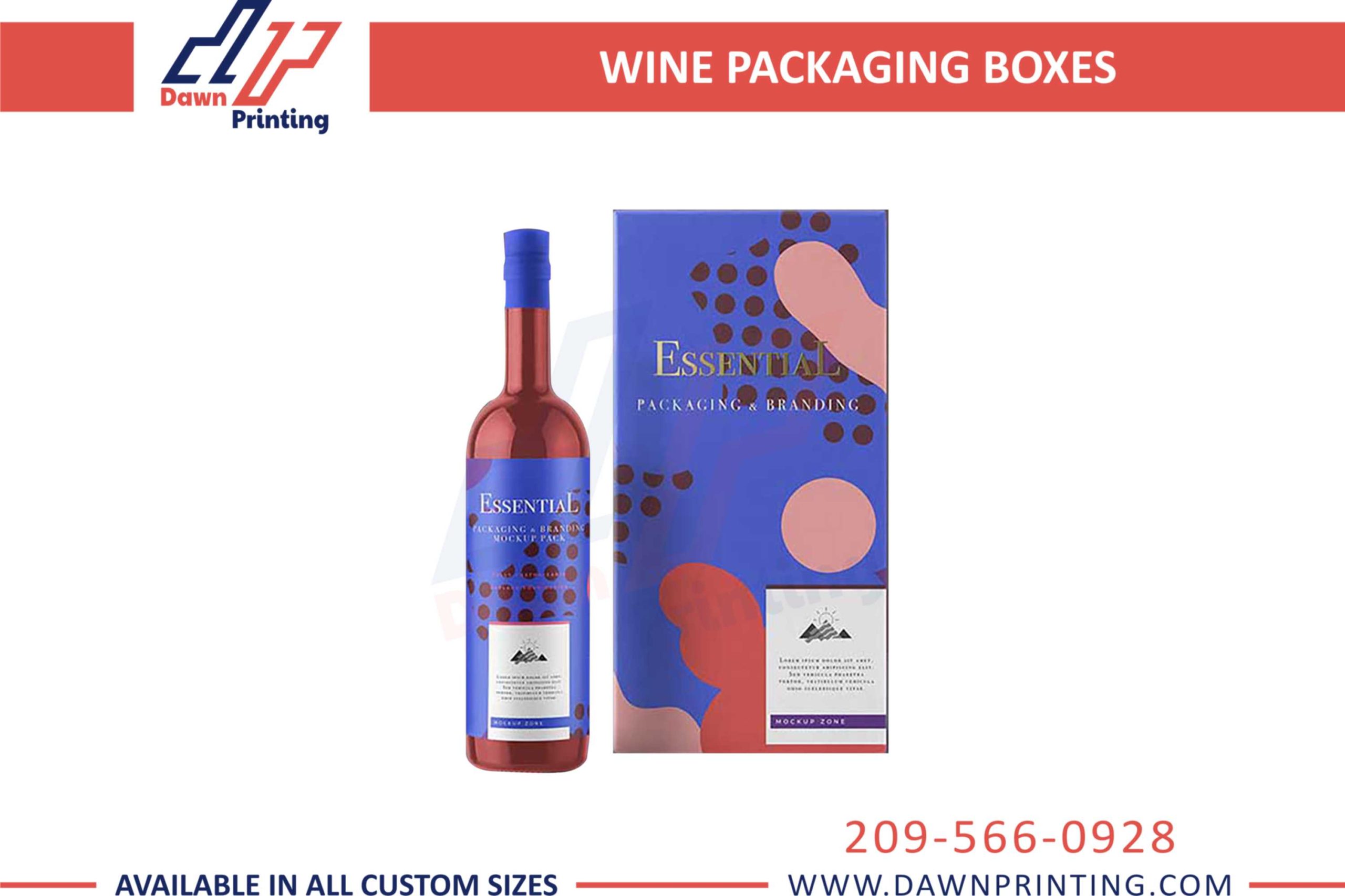 Hardboard Wine Packaging Boxes - Dawn Printing