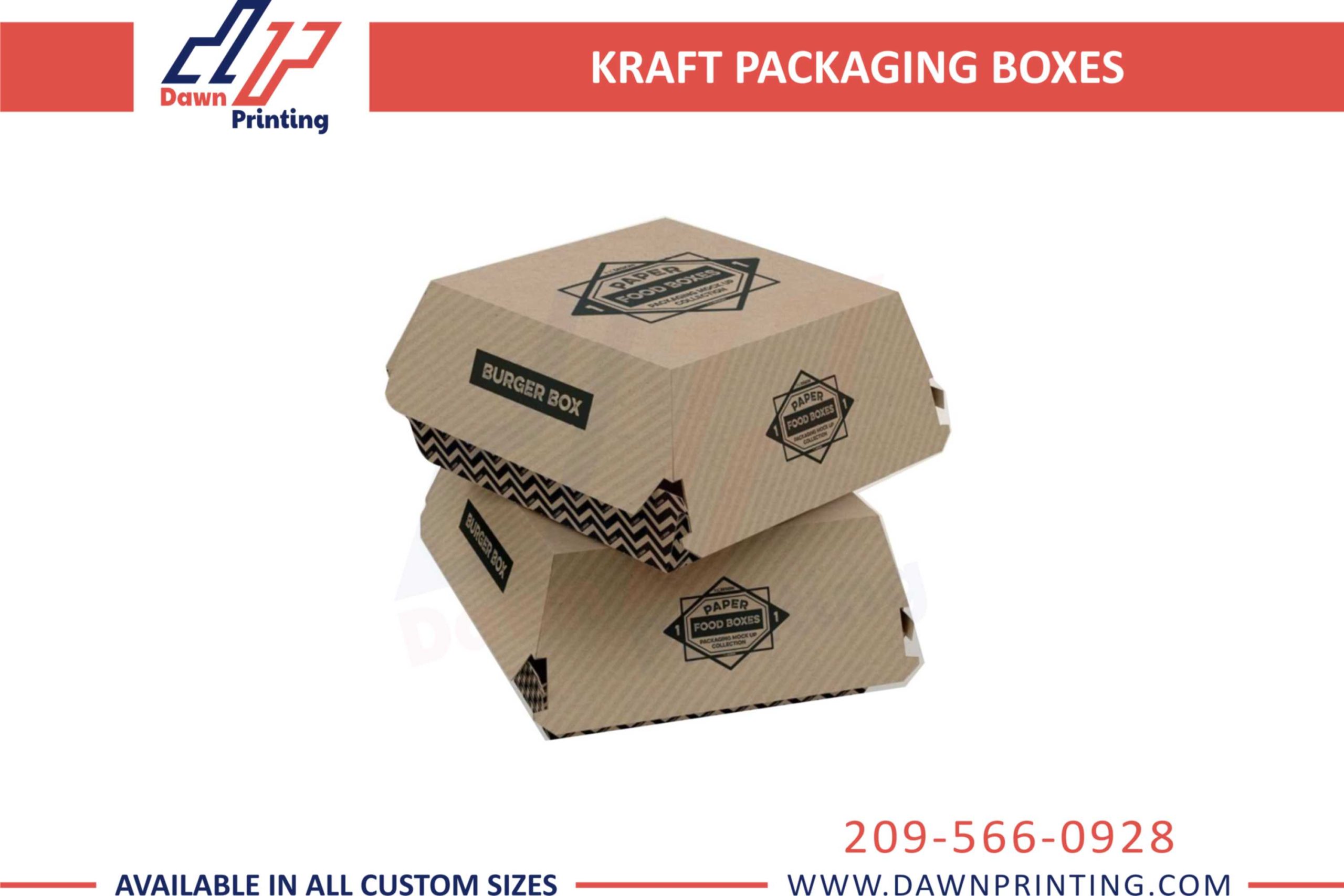 Cheap Kraft Boxes Design Manufacturer USA - Dawn Printing