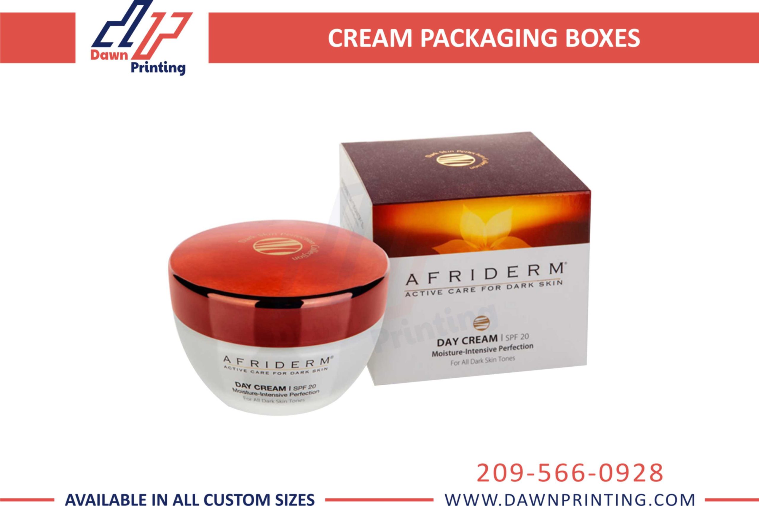 Custom Beauty Cream Boxes - Dawn Printing