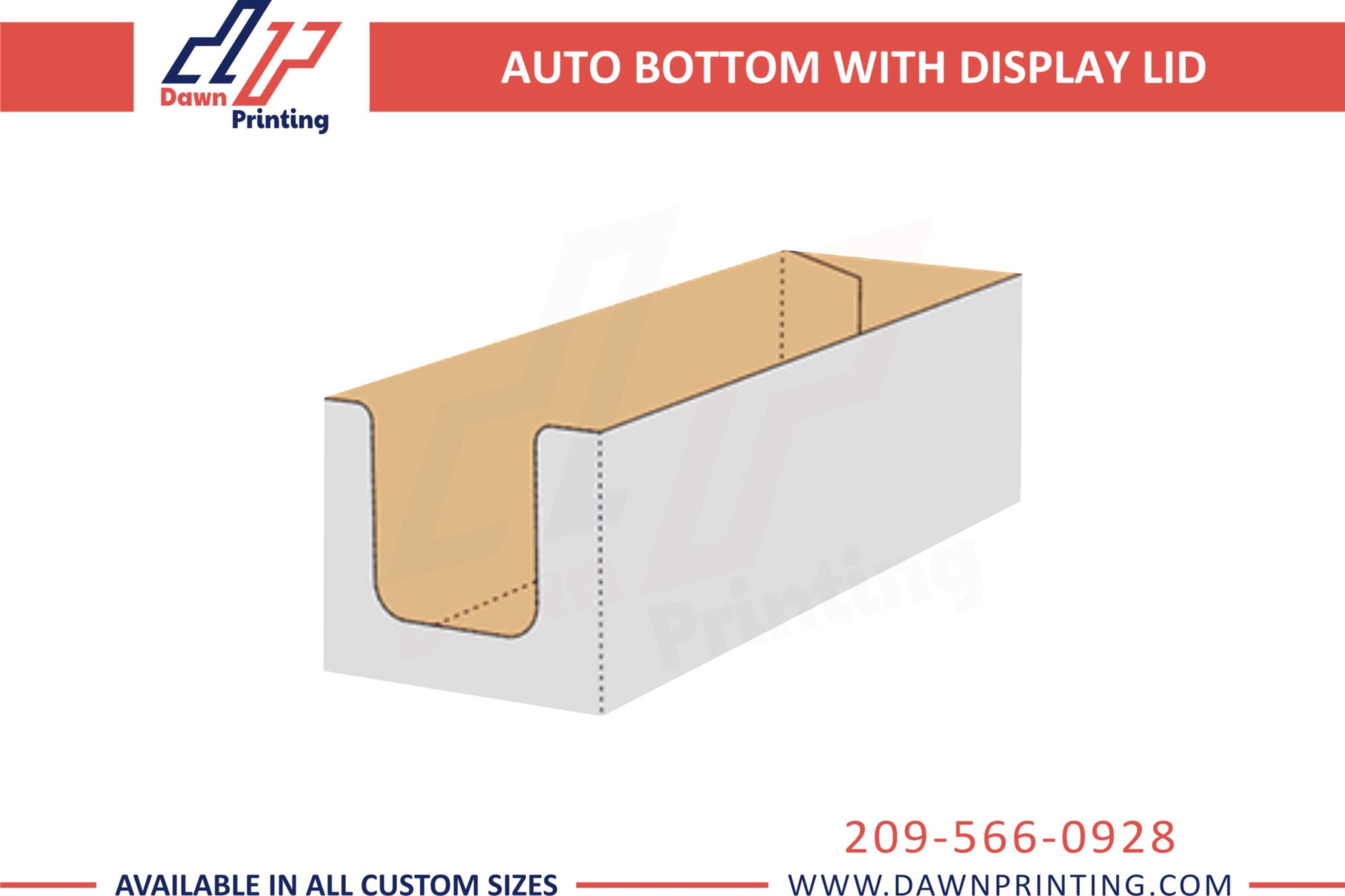 Custom Auto Bottom with Lid Boxes - Dawn Printing