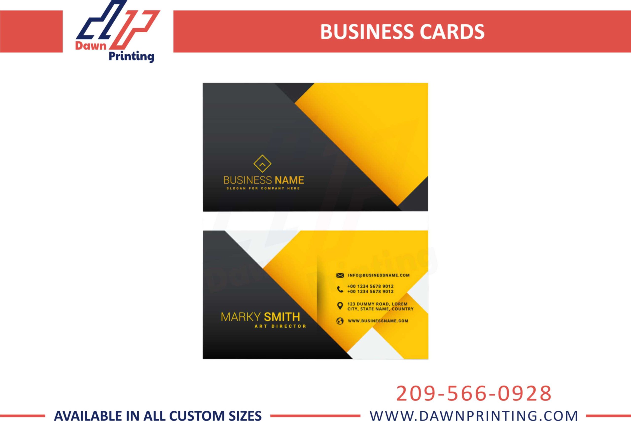 Linen Textured Business Cards - Dawn Printing