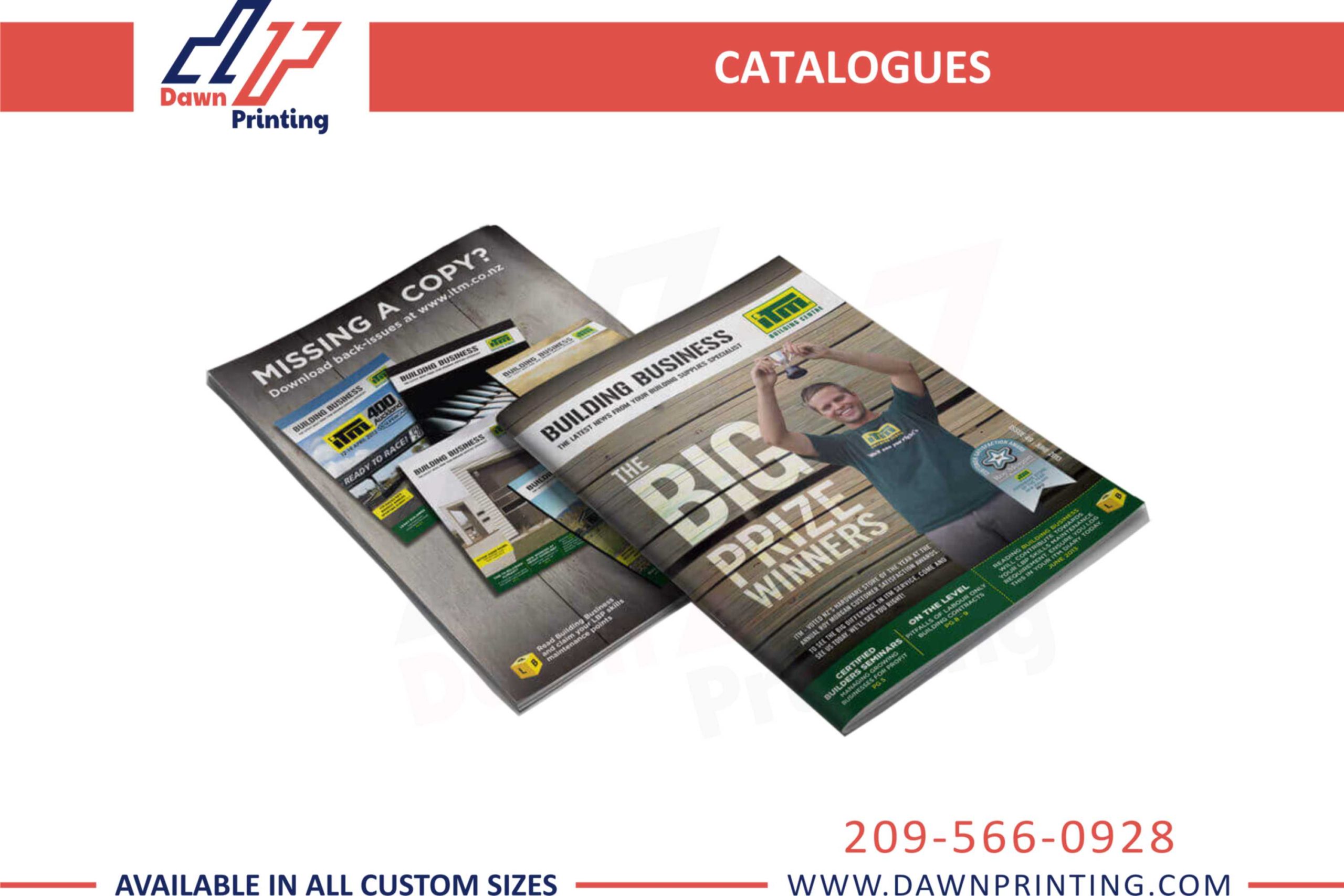 Custom Printed Catalogues - Dawn Printing