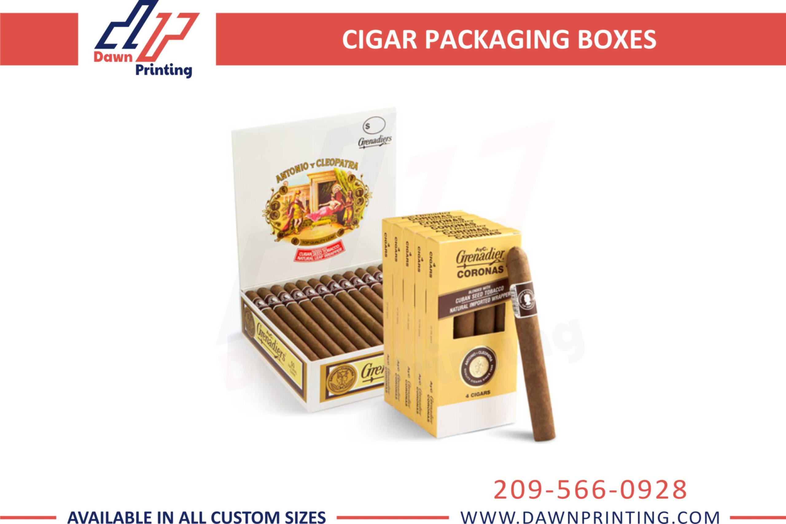 Custom Cigar Box - Dawn Printing