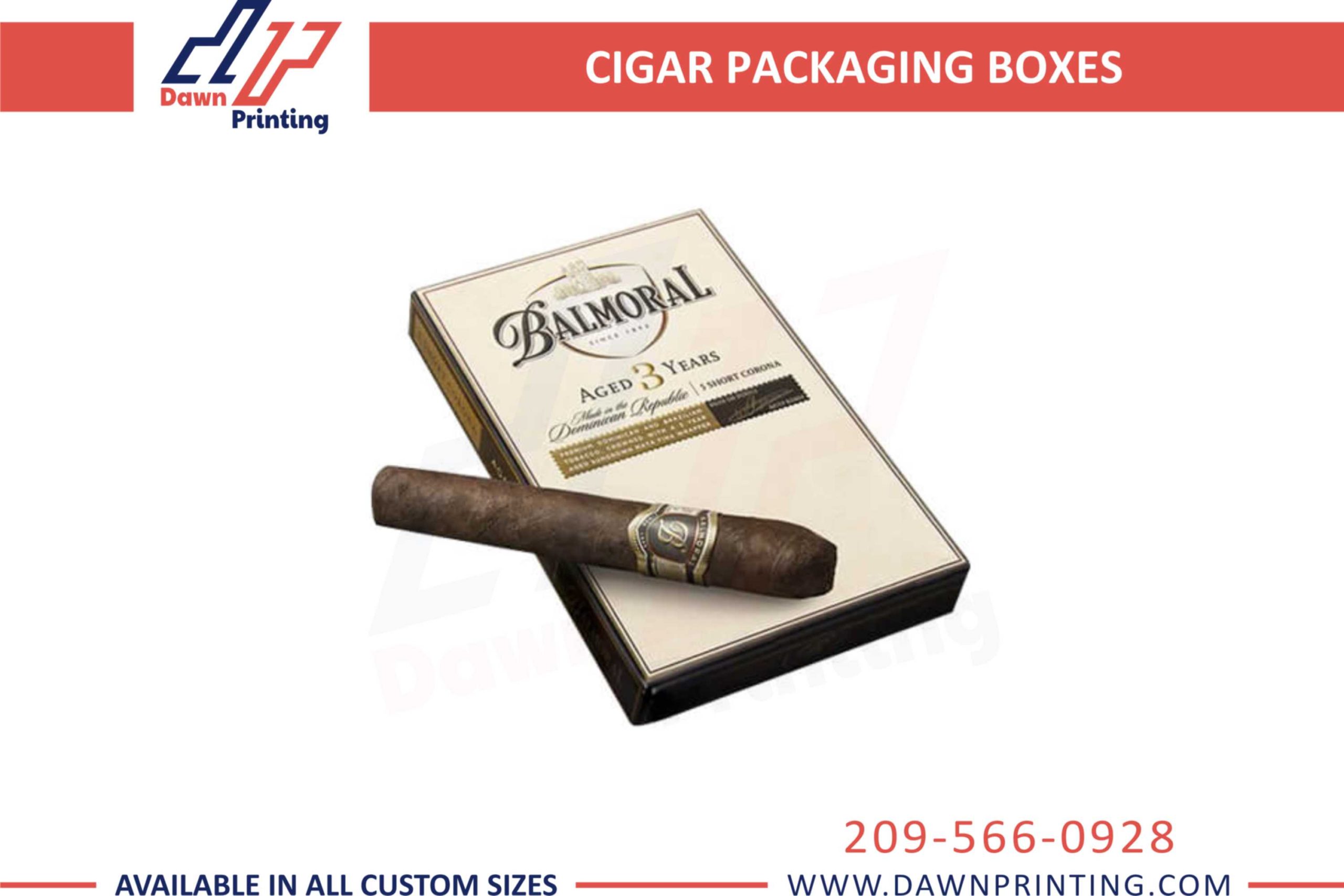 Customized Cigar Packaging Box - Dawn Printing