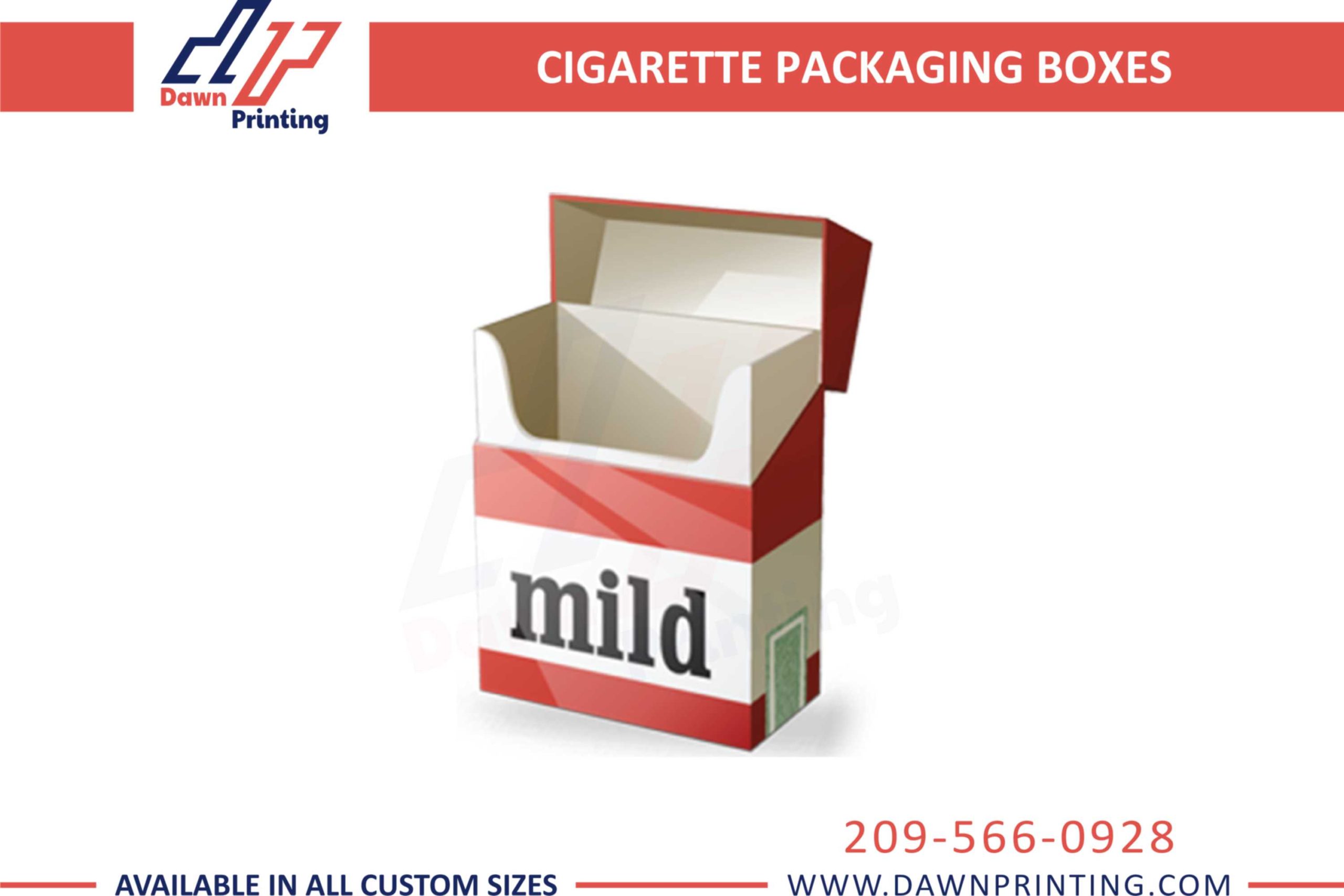 Dawn Printing - Custom Cigarette Packaging Design Boxes