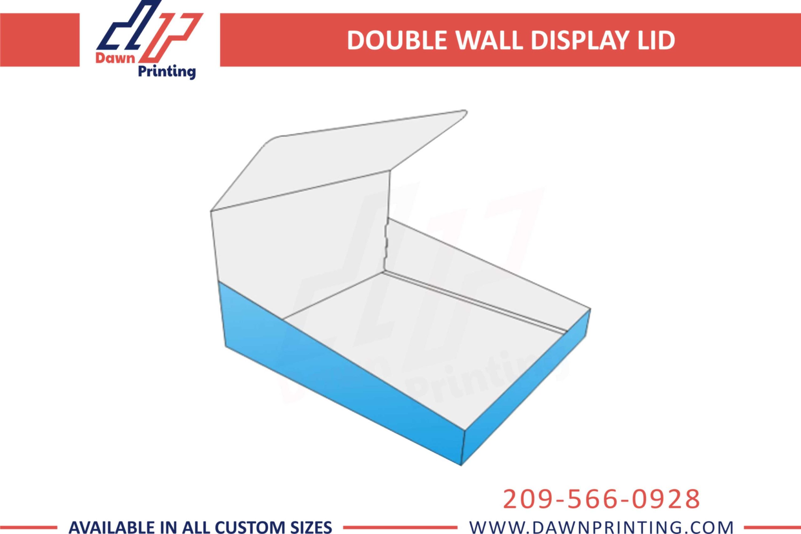 Customized Double Wall With Display Lid - Dawn Printing