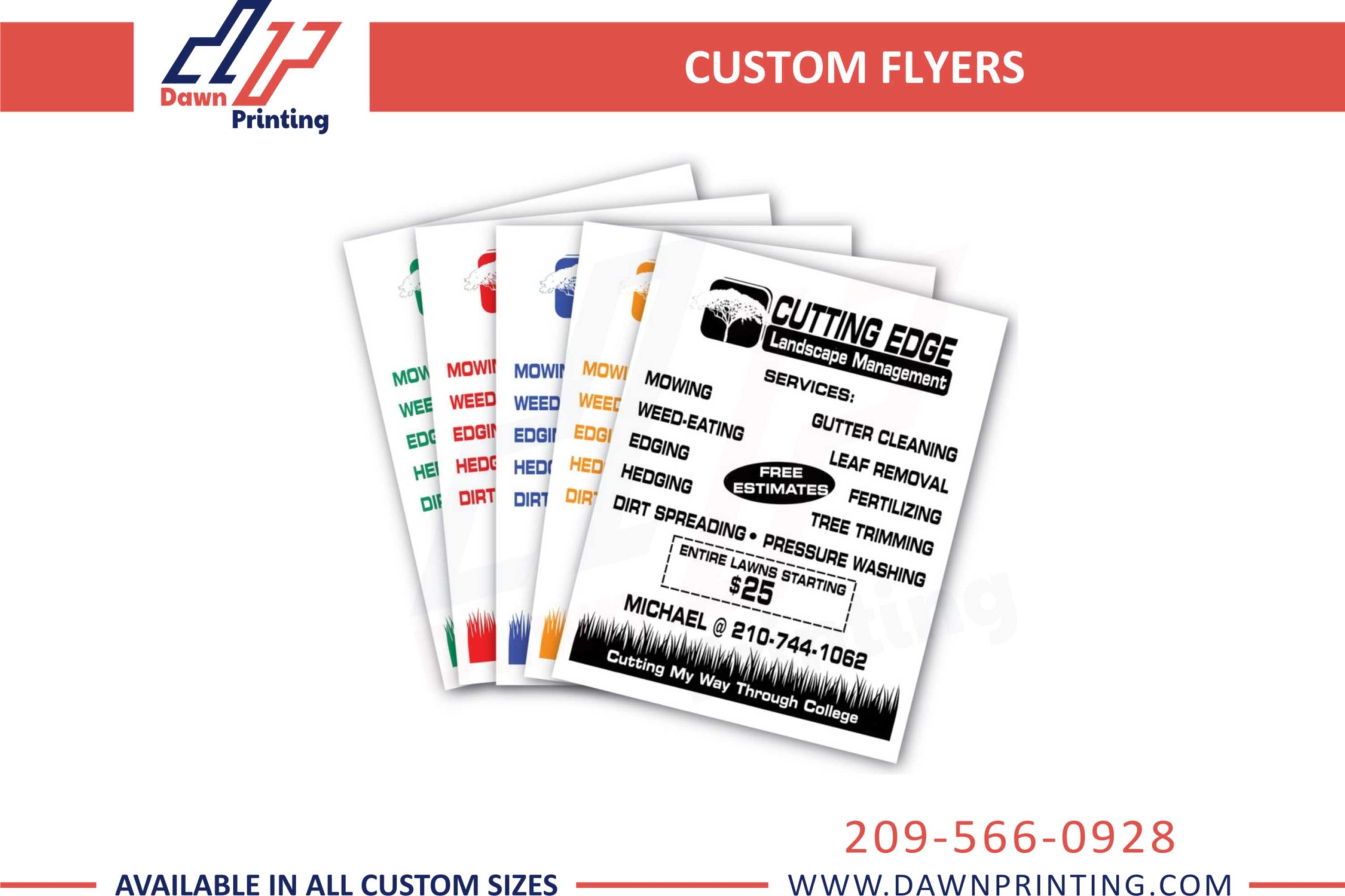 Creative Custom Flyers - Dawn Printing