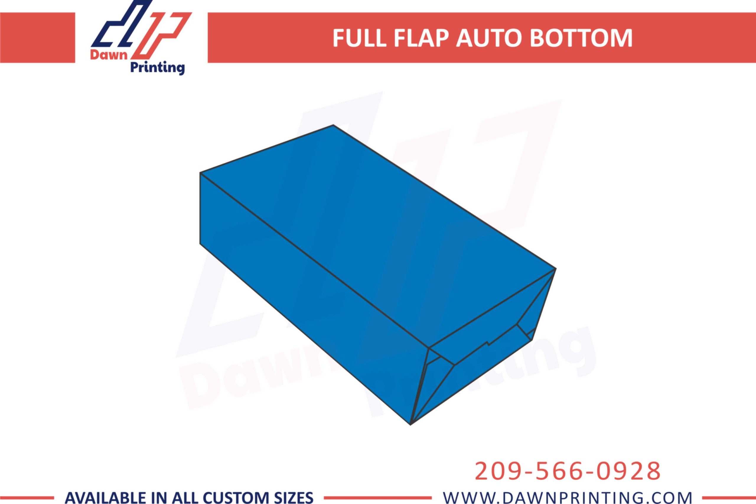 Custom Full Flap Auto Bottom Boxes - Dawn Printing