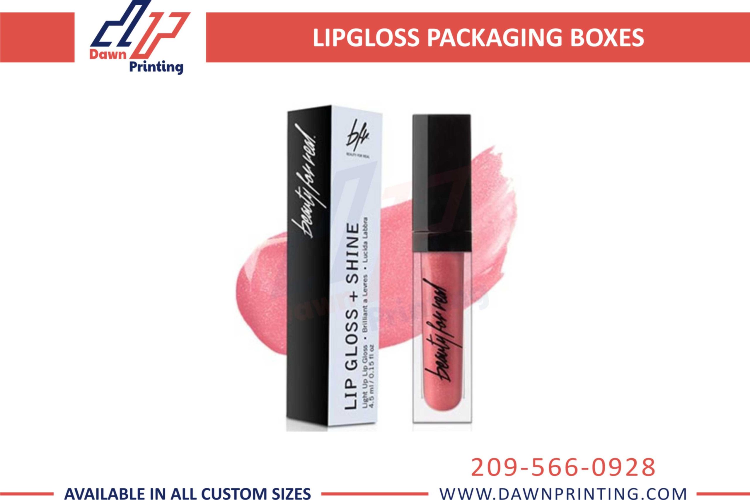 Custom Lip Gloss Box - Dawn Printing