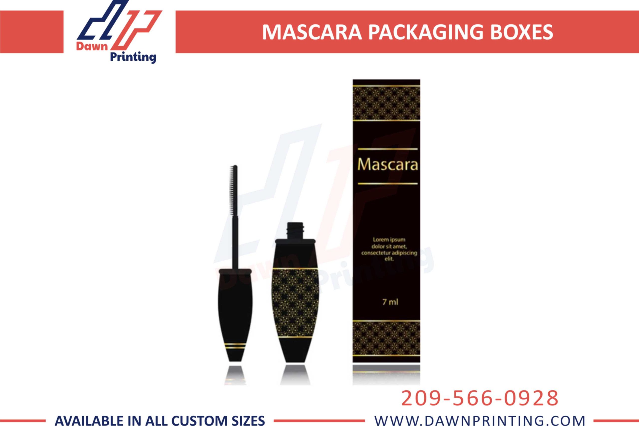 Custom Made Mascara box - Dawn Printing