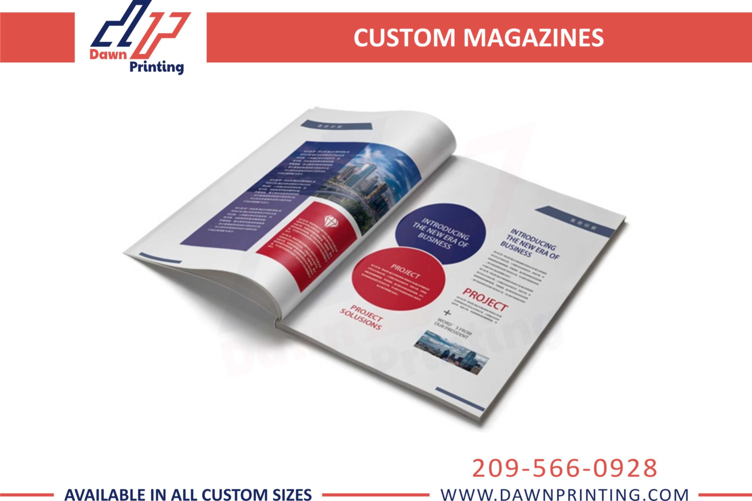 Creative Custom Magazines - Dawn Printing