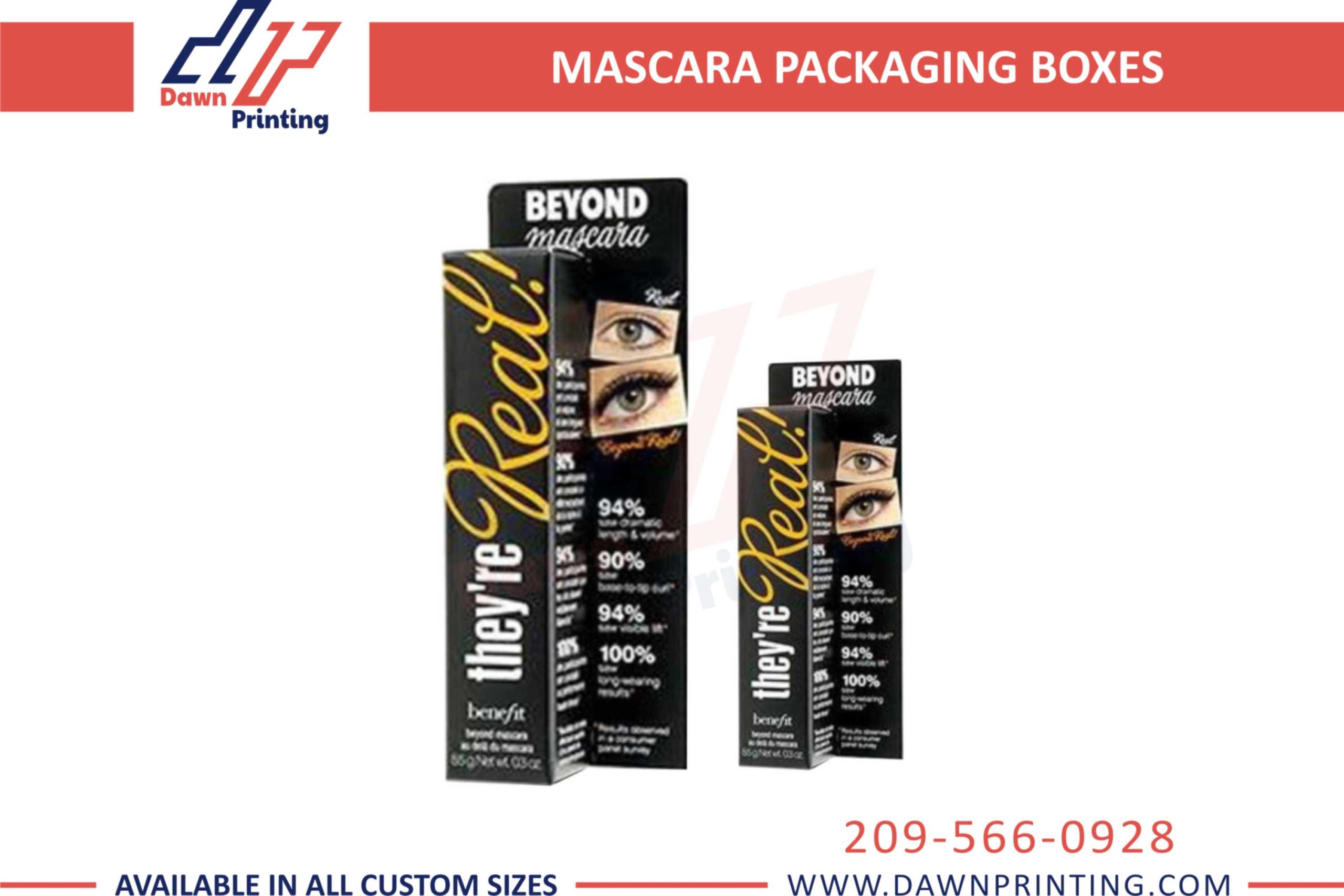 Custom Mascara Boxes - Dawn Printing
