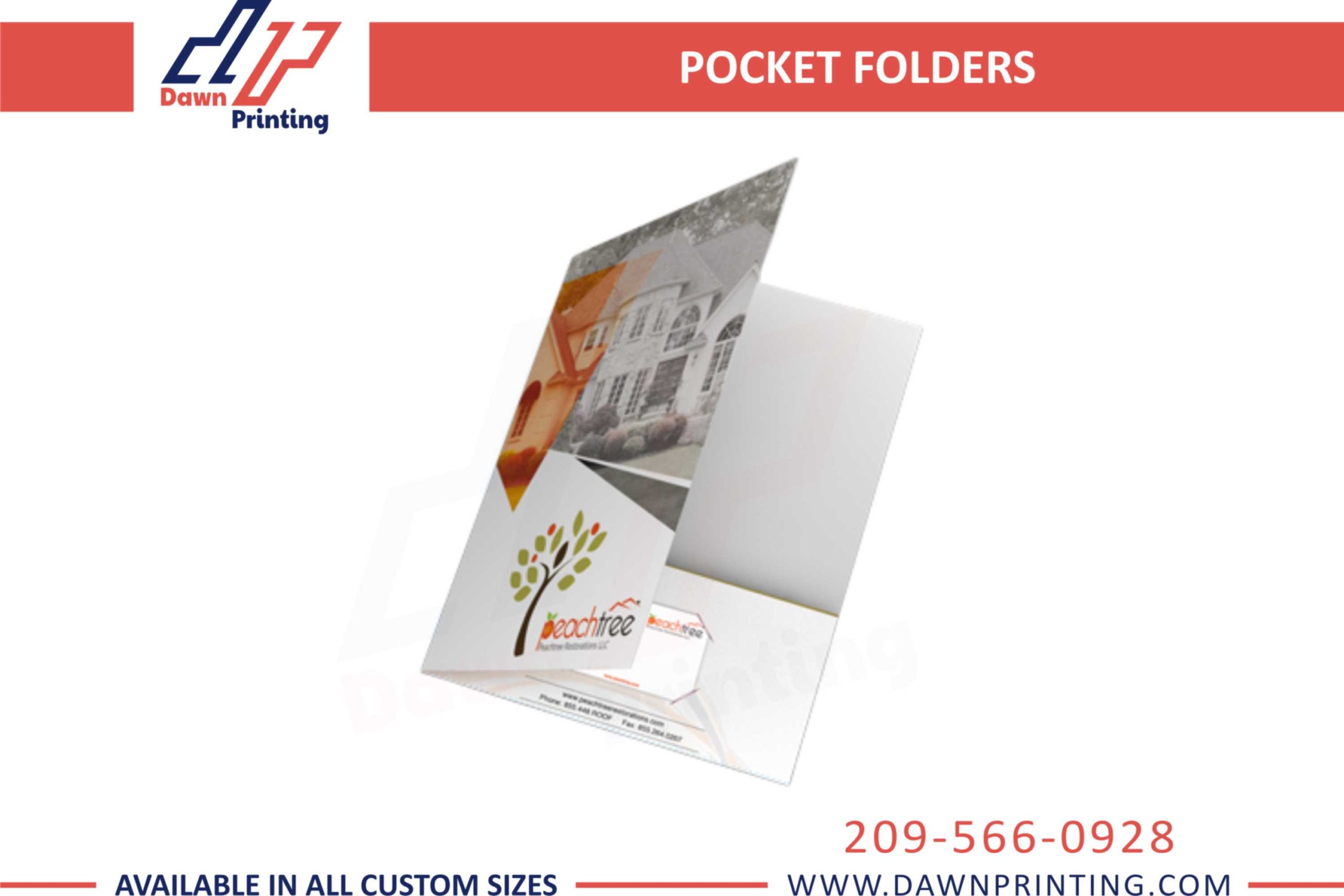 Customized Pocket Folders - Dawn Printing