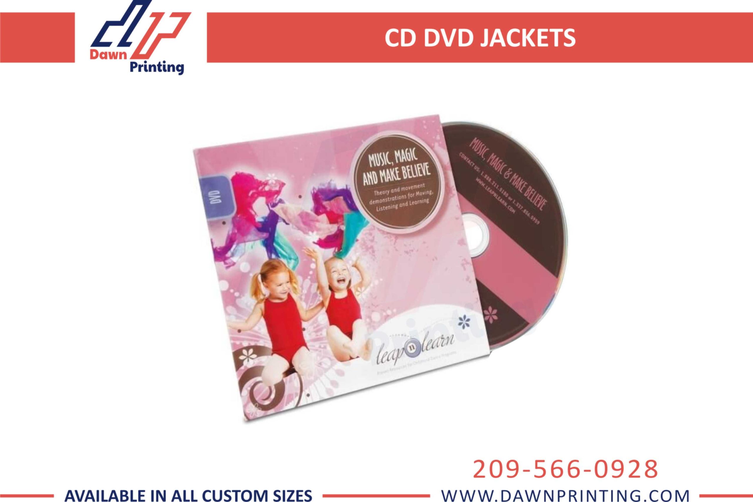 Custom CD DVD Jackets - Dawn Printing