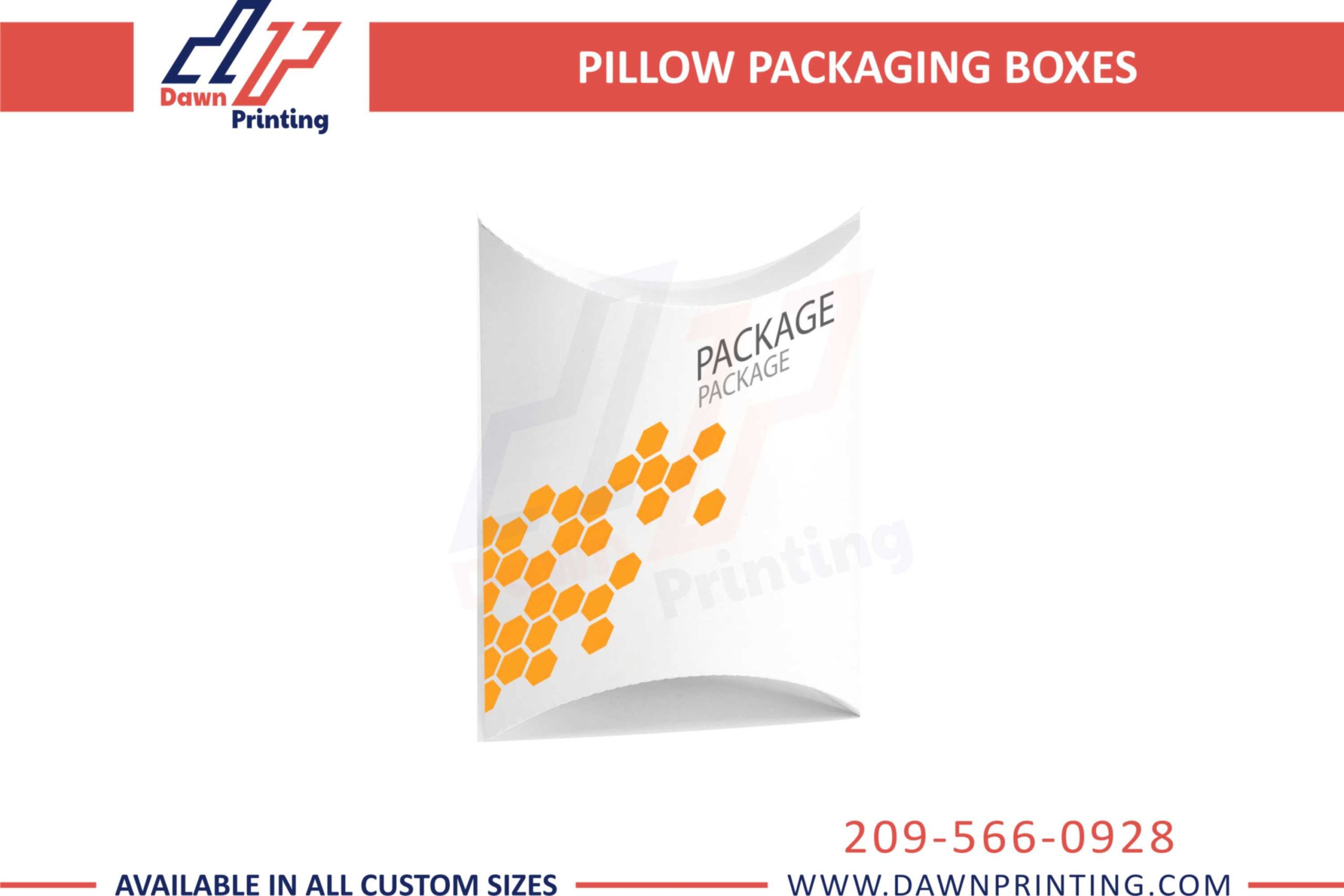 Cheap Printed Pillow Boxes - Dawn Printing