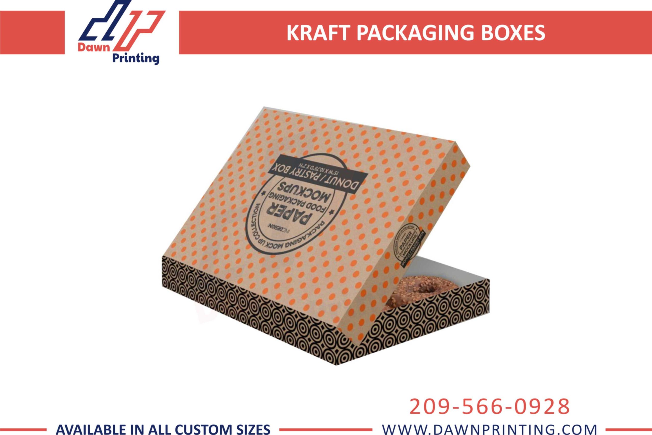 Custom Made Kraft Display Boxes with Logo - Dawn Printing