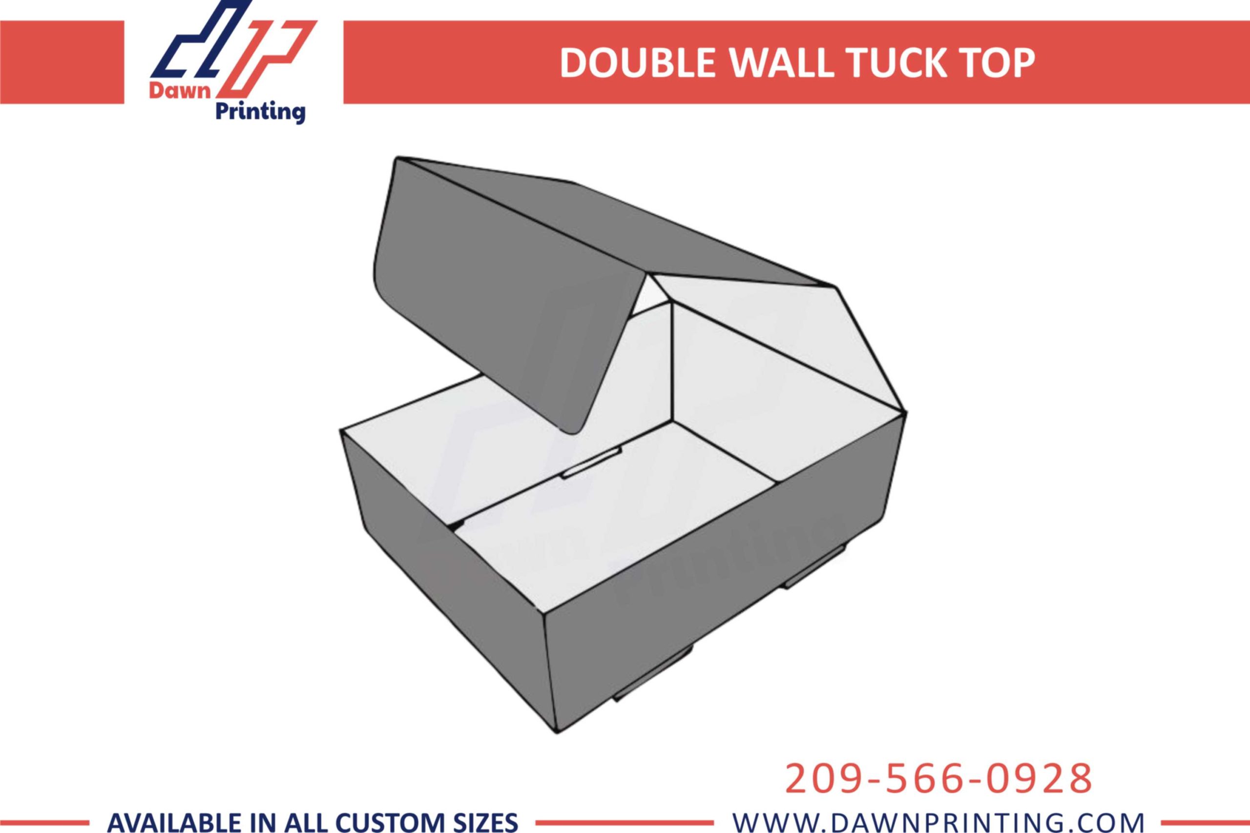 Double Wall Tuck Top Design Box - Dawn Printing