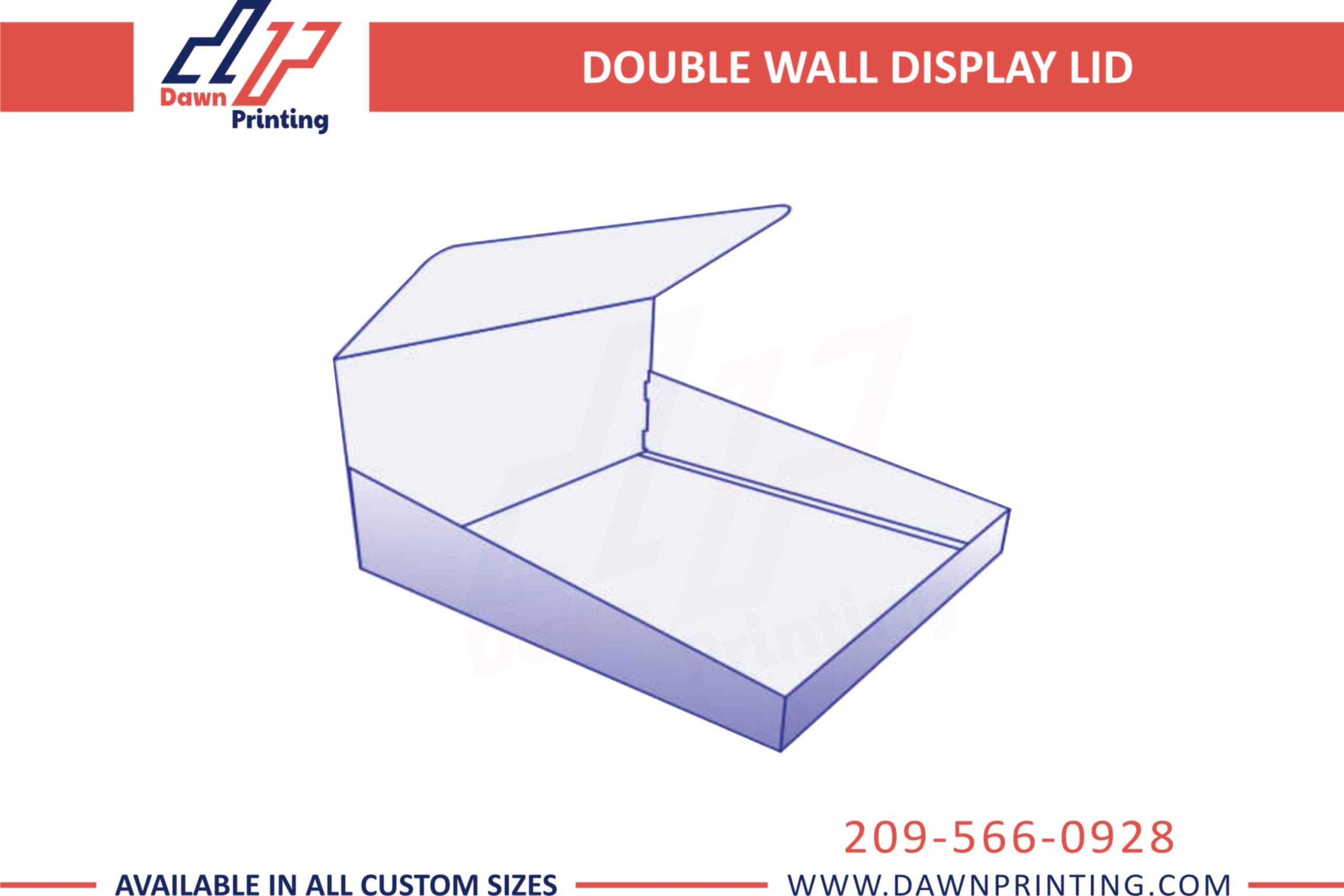 Wholesale Custom Printed Double wall With Display Lid - Dawn Printing