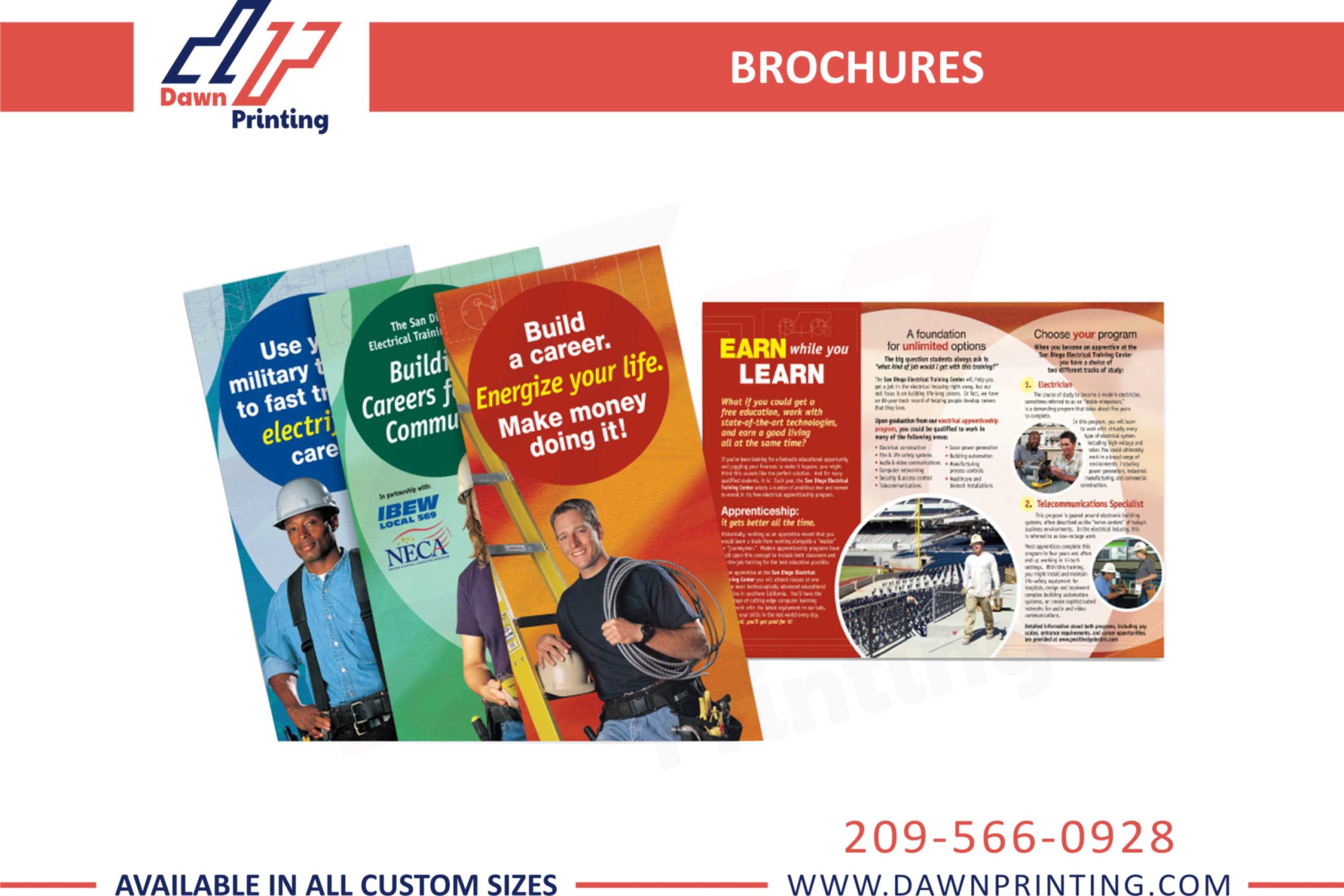 Educational Custom Brochures - Dawn Printing
