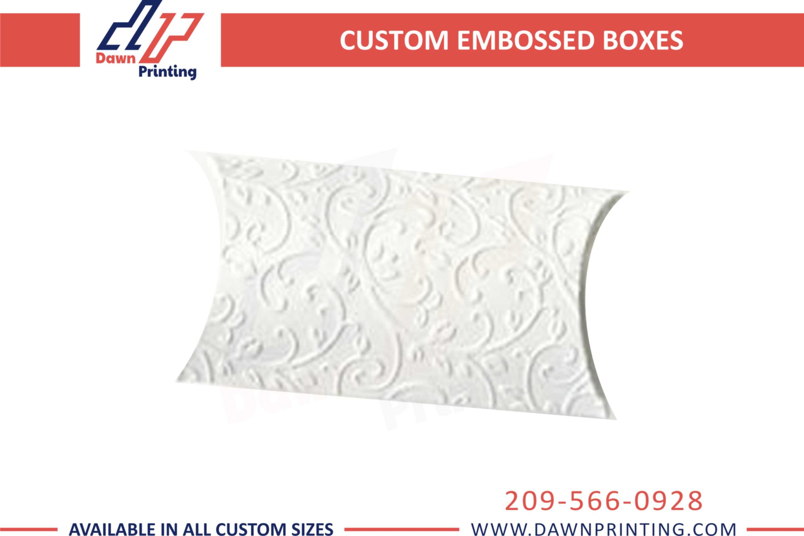 Custom Embossed packaging Box - Dawn Printing