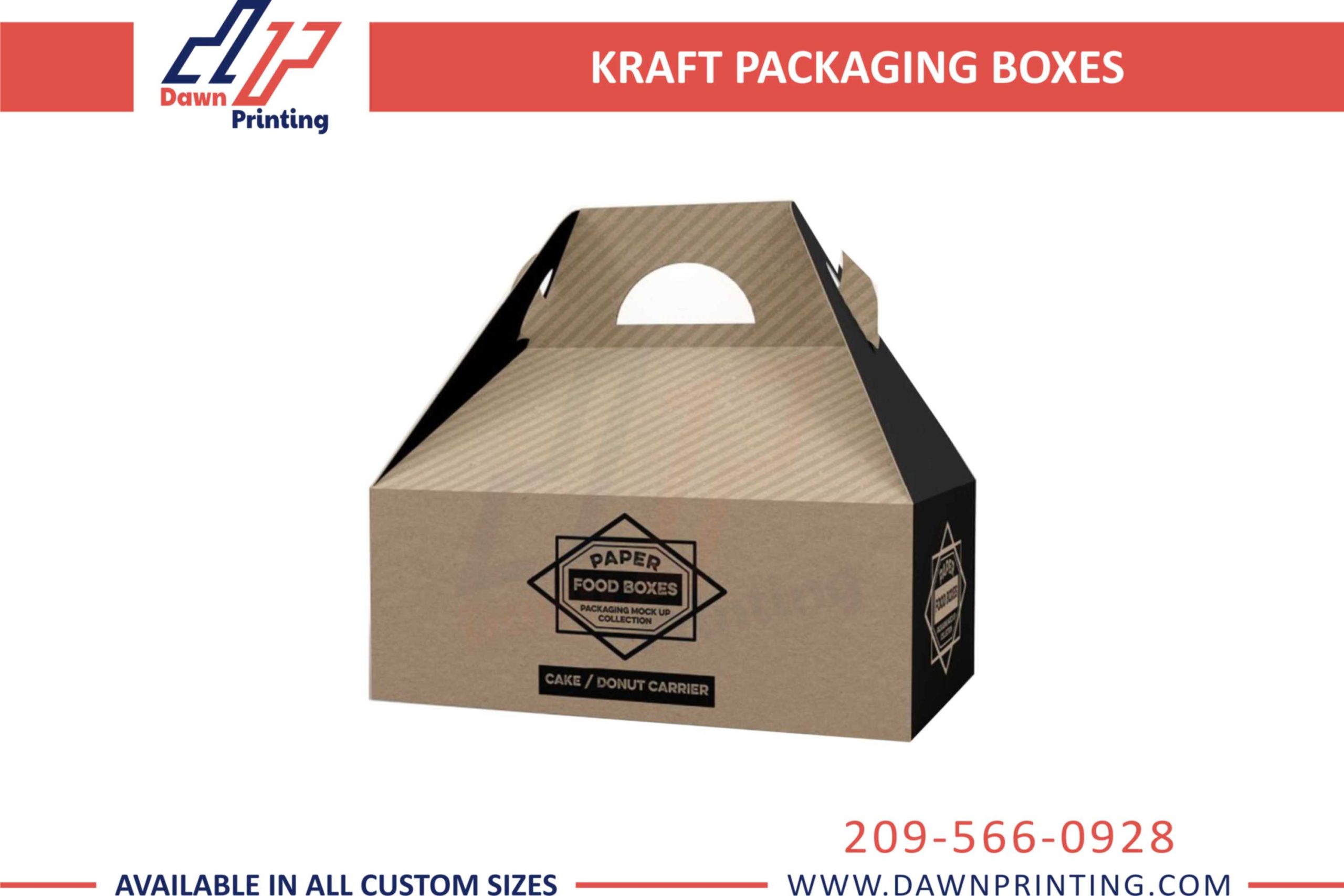 Customized Kraft Boxes Manufacturer USA - Dawn Printing