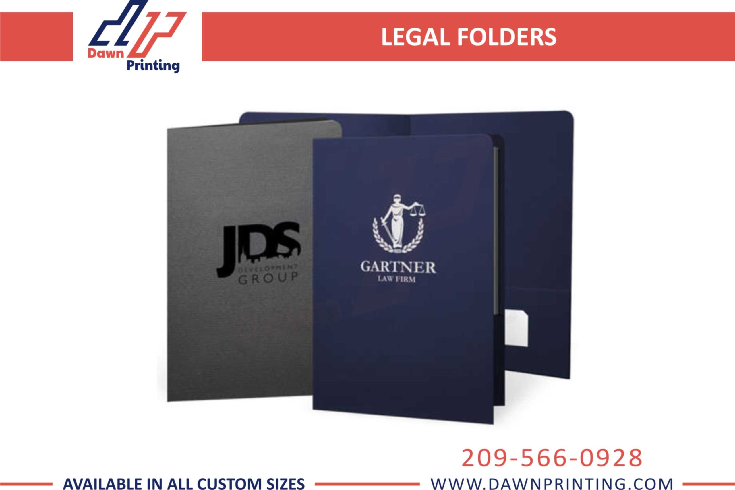 Custom Legal Size Folder - Dawn Printing