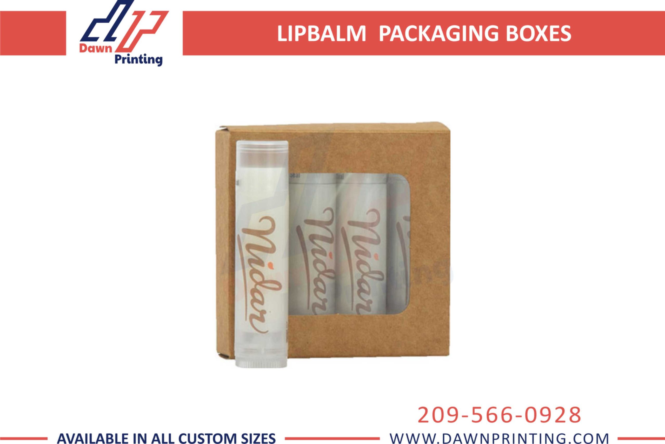 Dawn Printing - Lip Balm Display Boxes with Clear Window