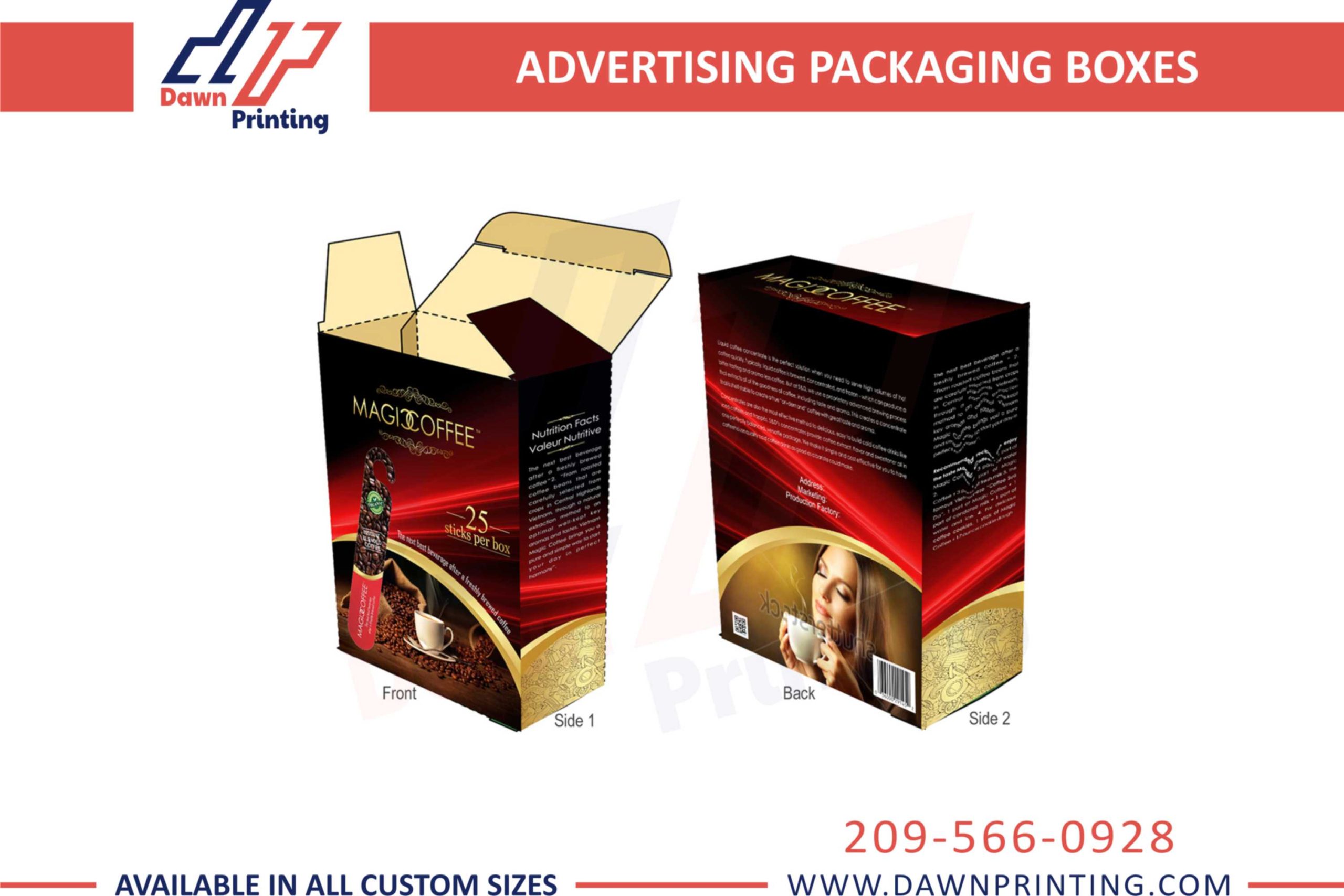 Premium Advertising Packaging Boxes - Dawn Printing