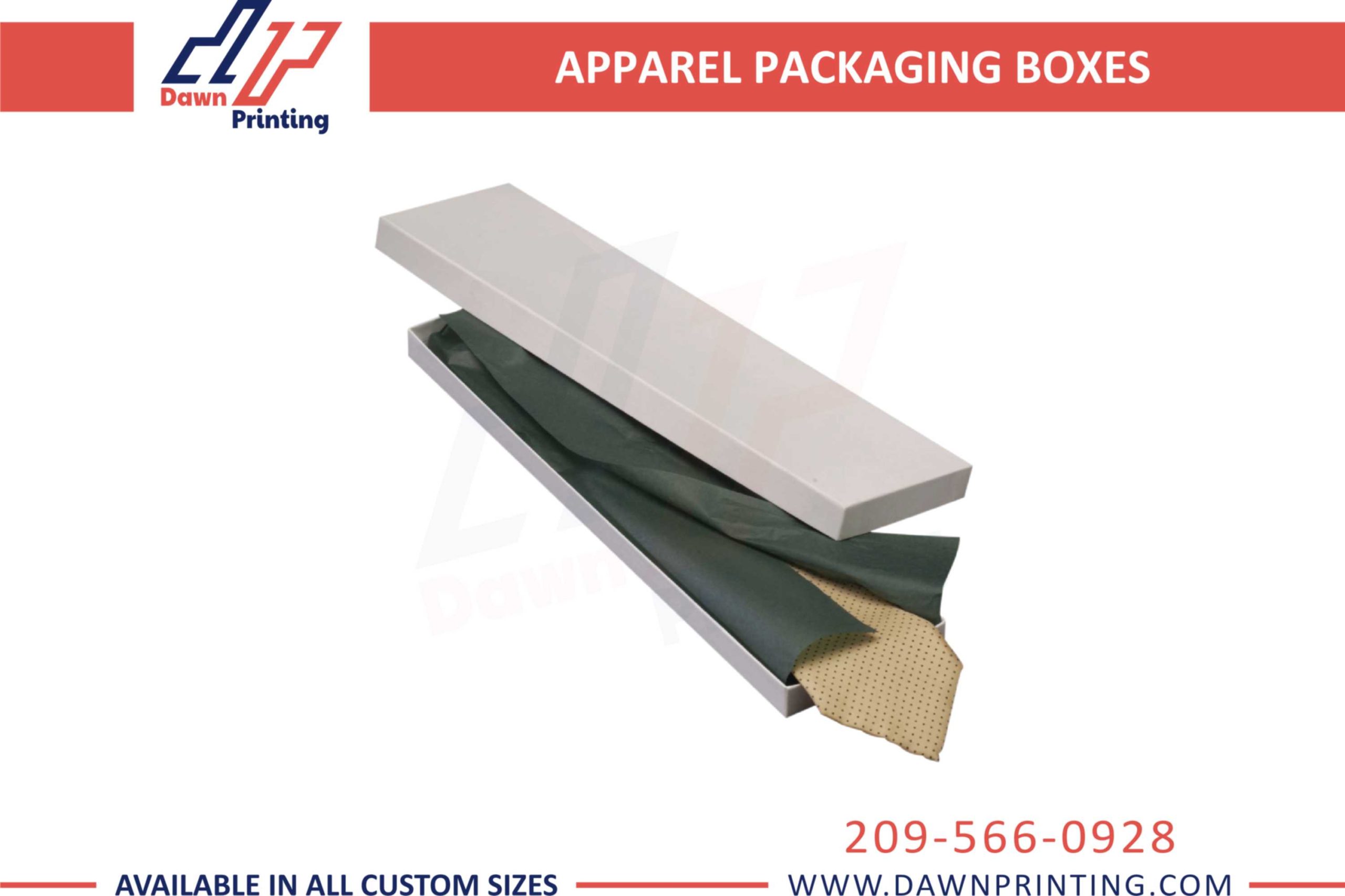 Custom luxury Apparel Boxes - Dawn Printing