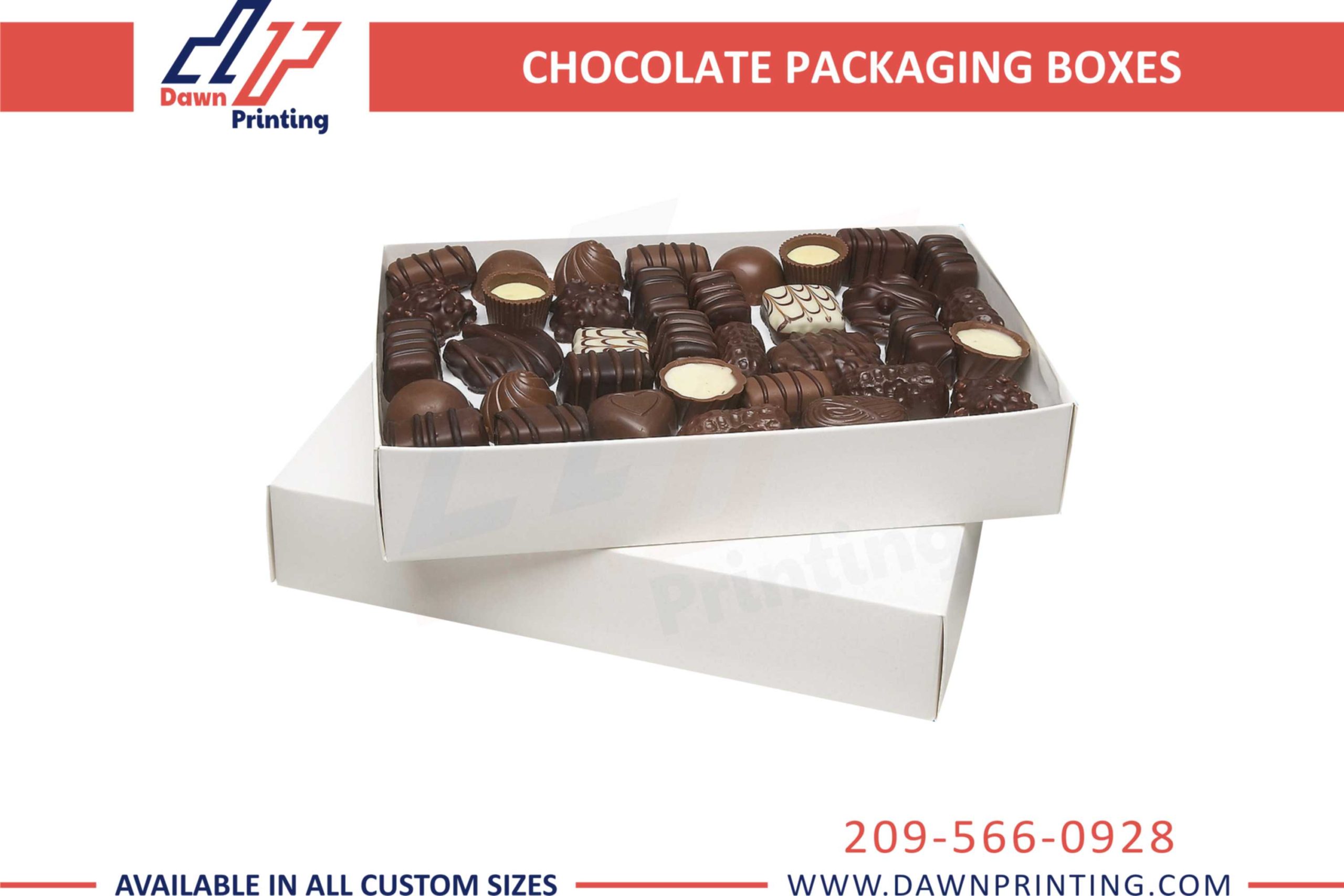 Premium Chocolate Packaging Boxes - Dawn Printing