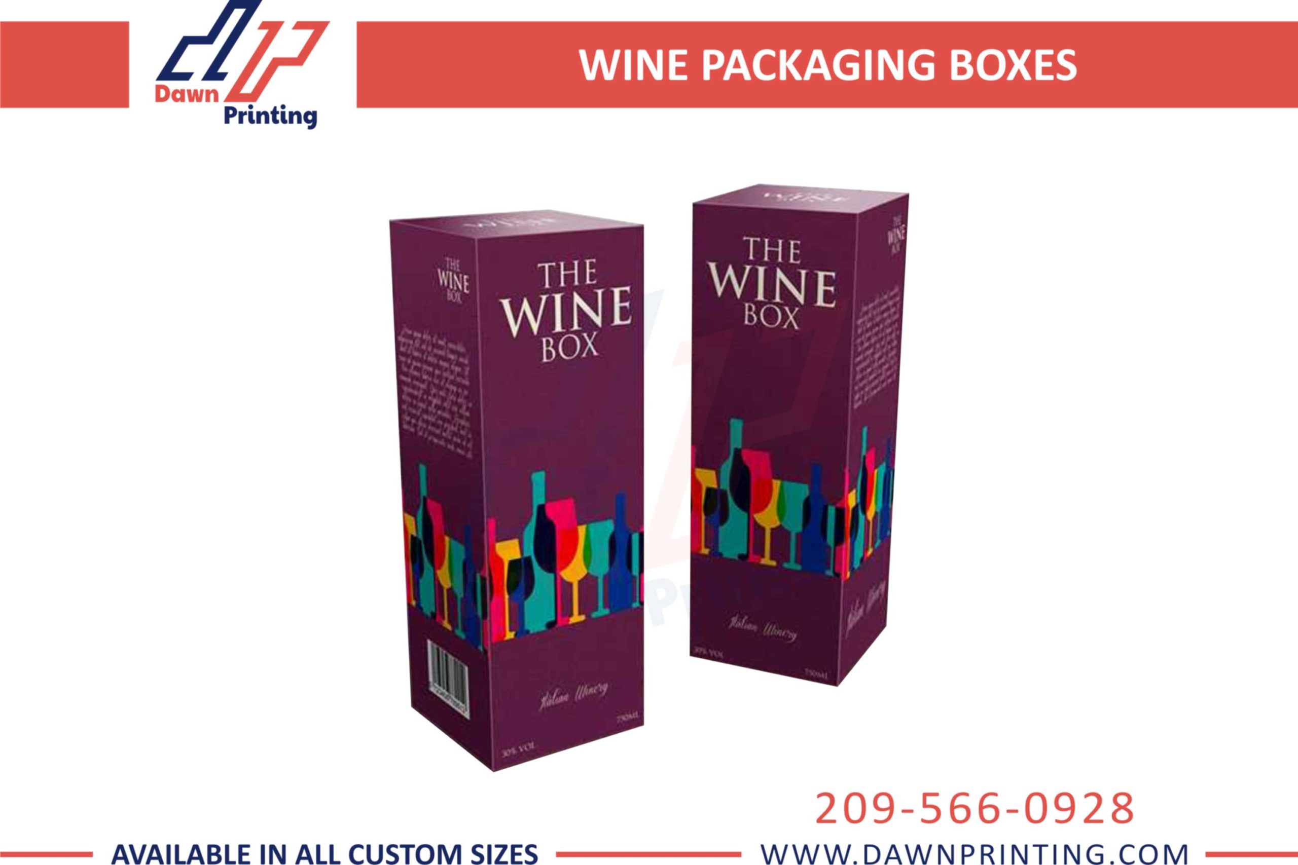 Royal Wine Packaging Boxes - Dawn Printing