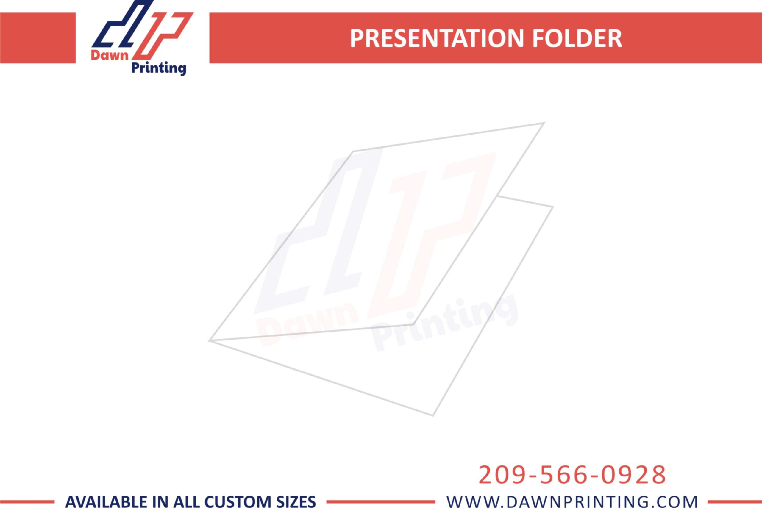 Presentation Folders Templates - Dawn Printing