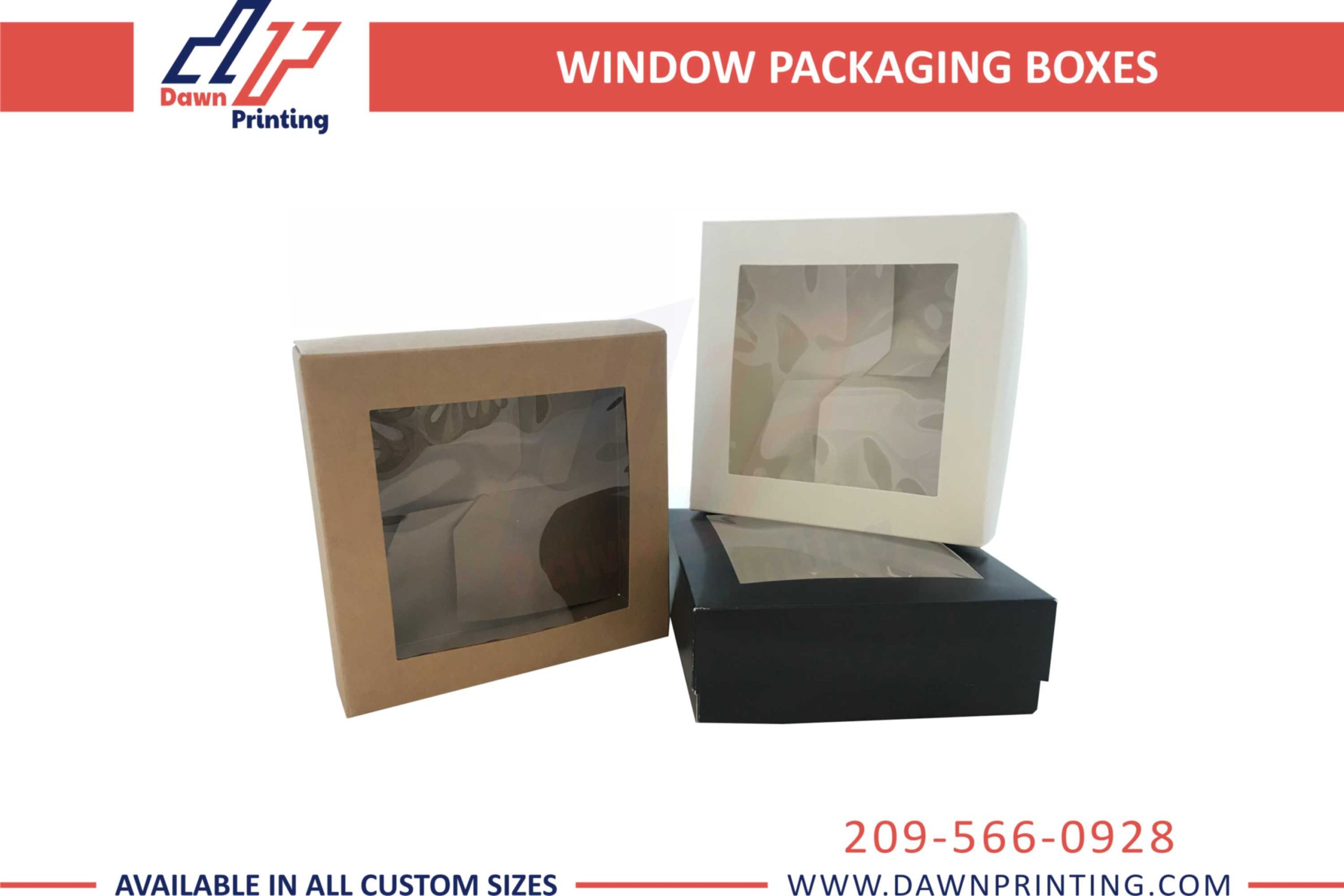 Clear window Packaging Boxes - Dawn Printing