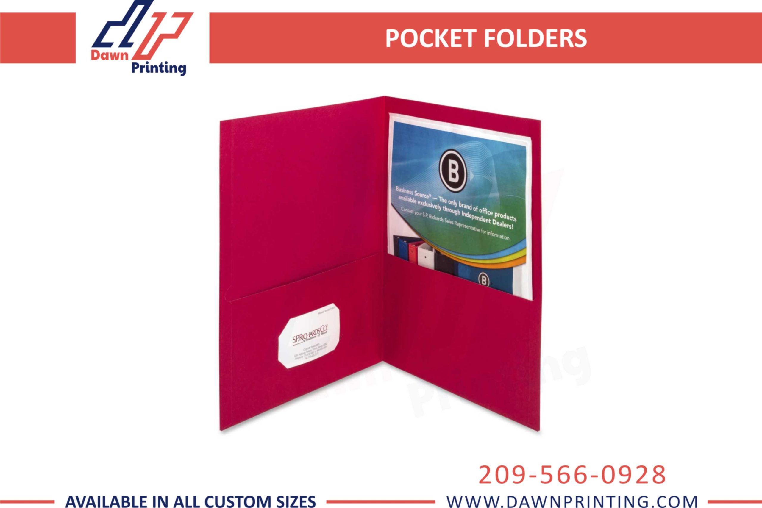 Custom Printed Pocket Folders - Dawn Printing